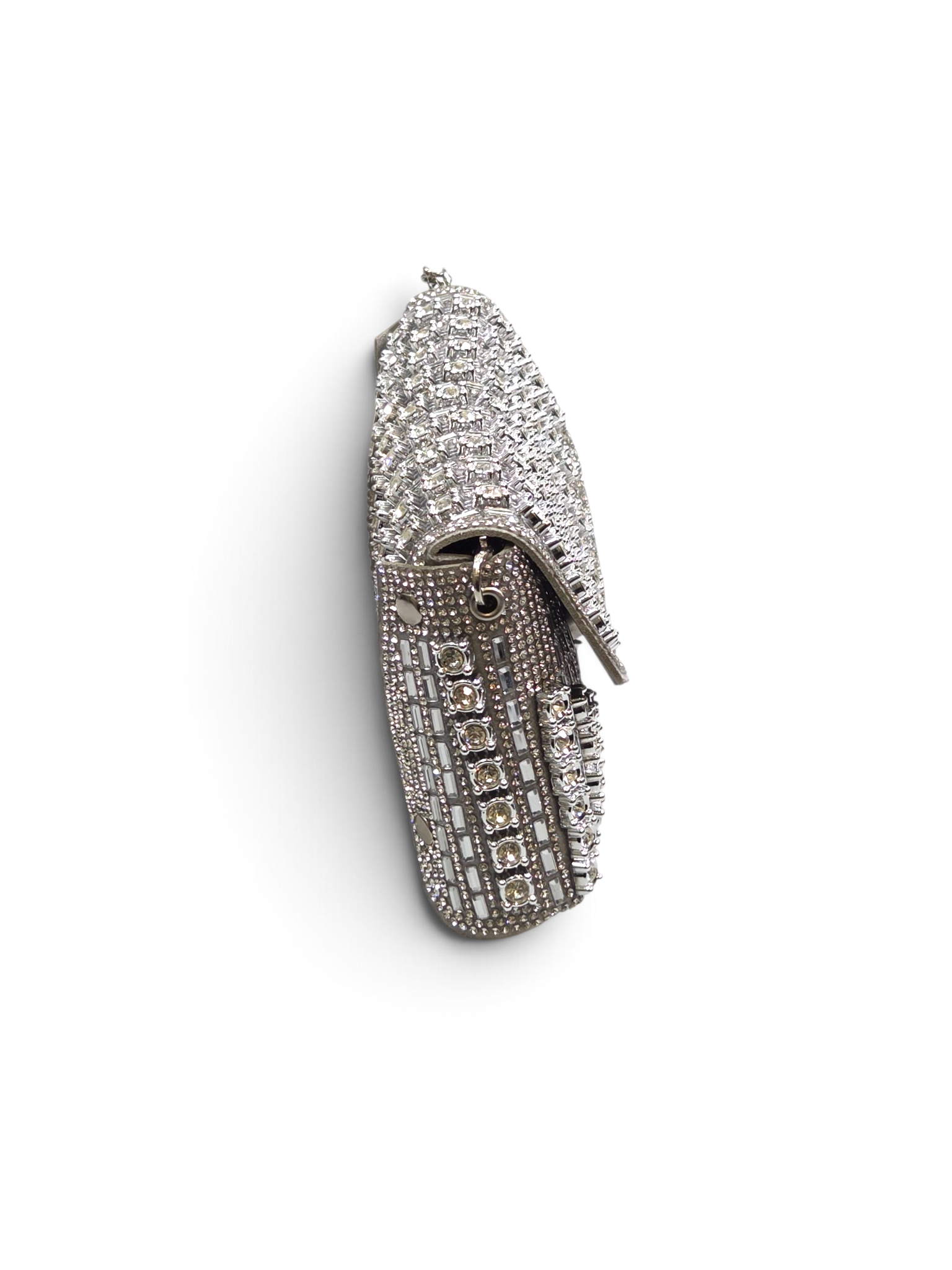 Carteira Royal Clutch Cristal Prata 1103