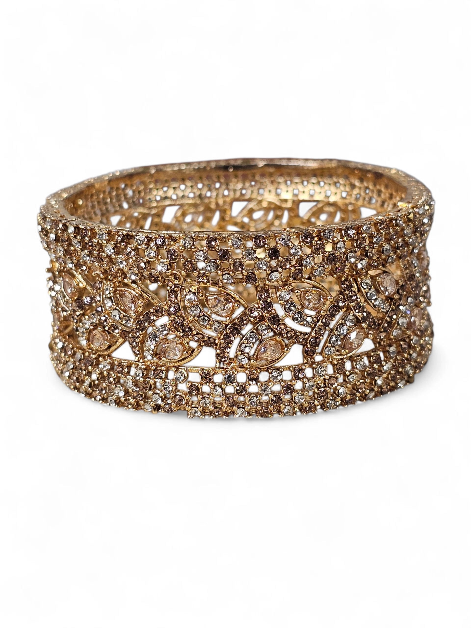 Bracelete Dourado Semi Joia 007