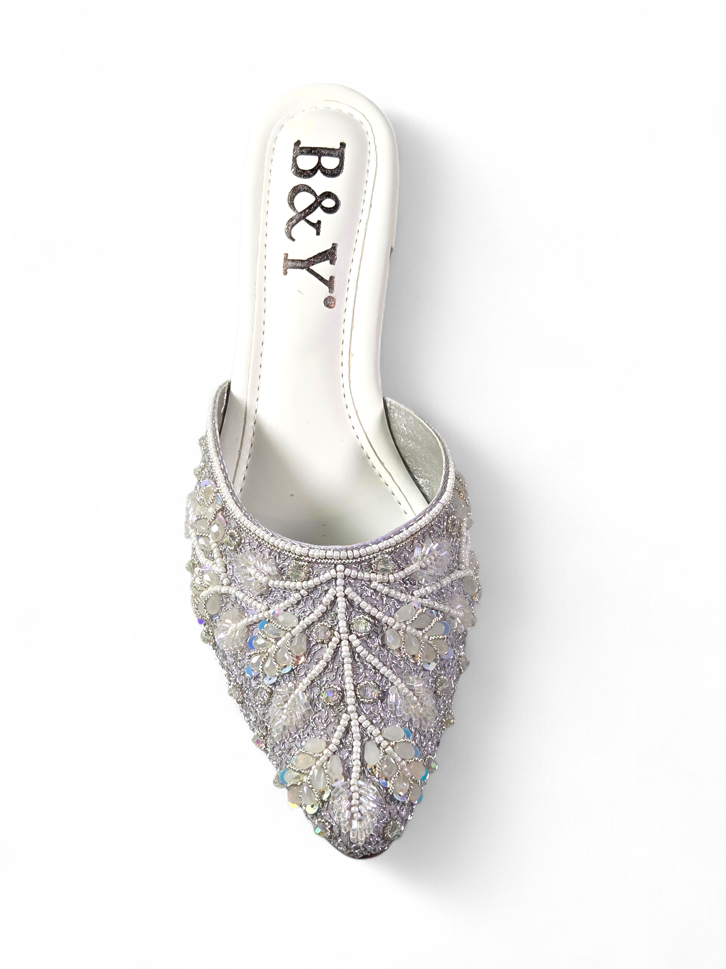 Mule 9837 Branco Salto Médio