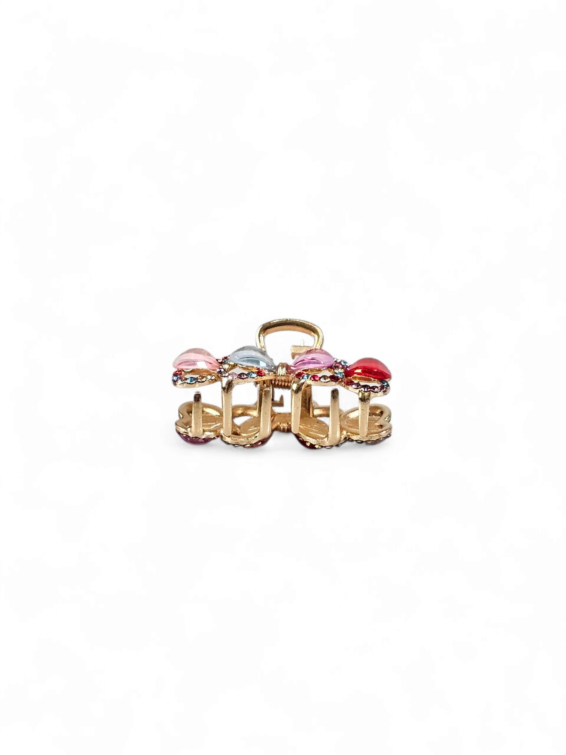 Prendedor de Cabelo Cristal Pequeno 026