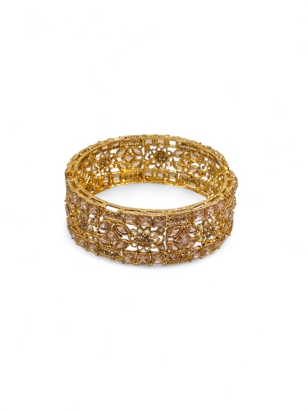 Bracelete Folheado Semi Joia Dourada #1047