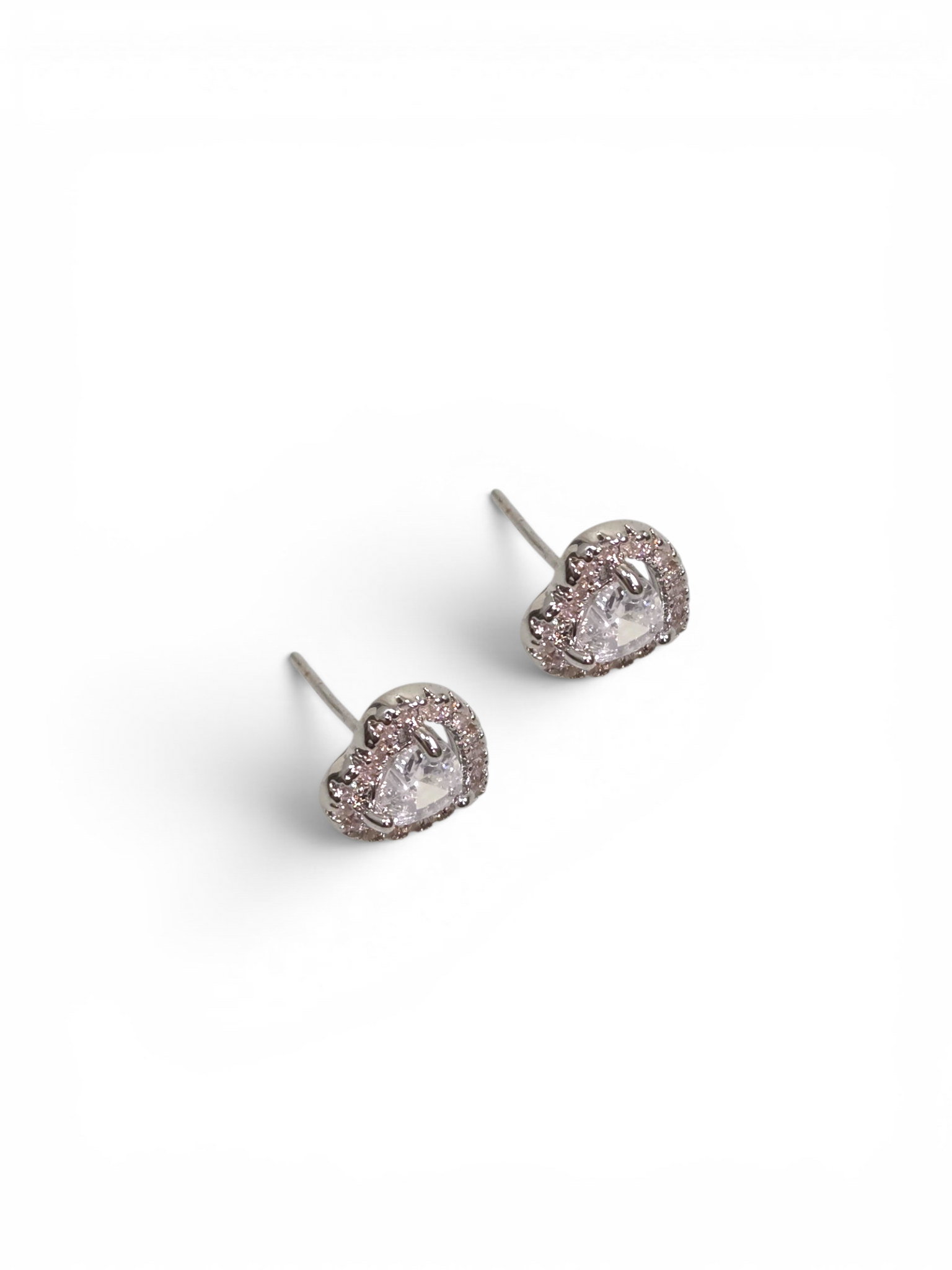 Brinco Cristal Zirconia Prata #2014