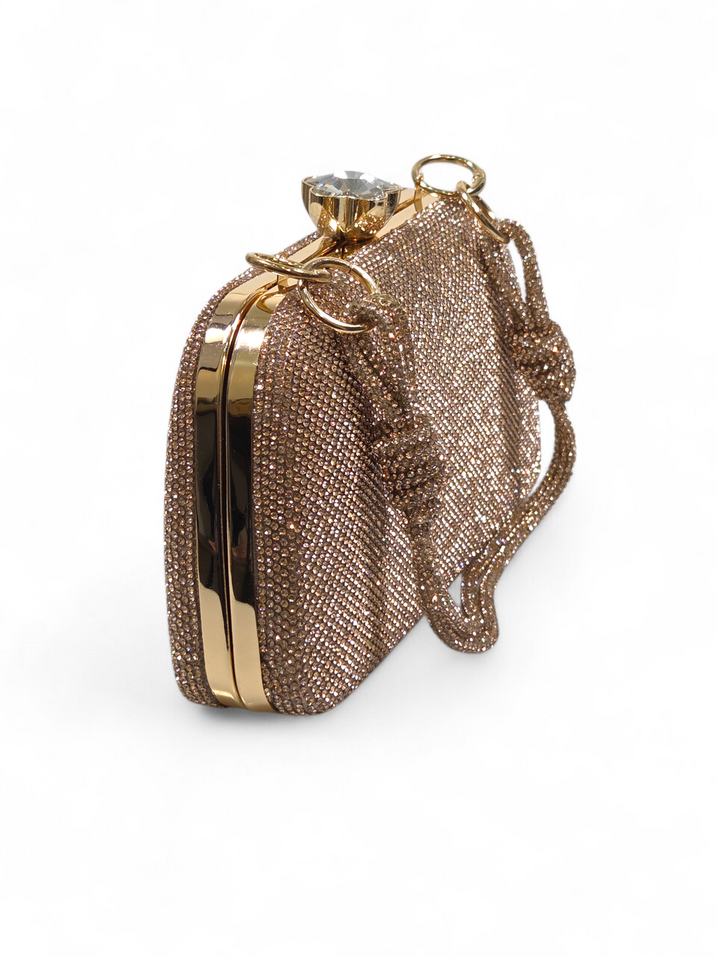 Bolsa Clutch Cristal Champagne 1059