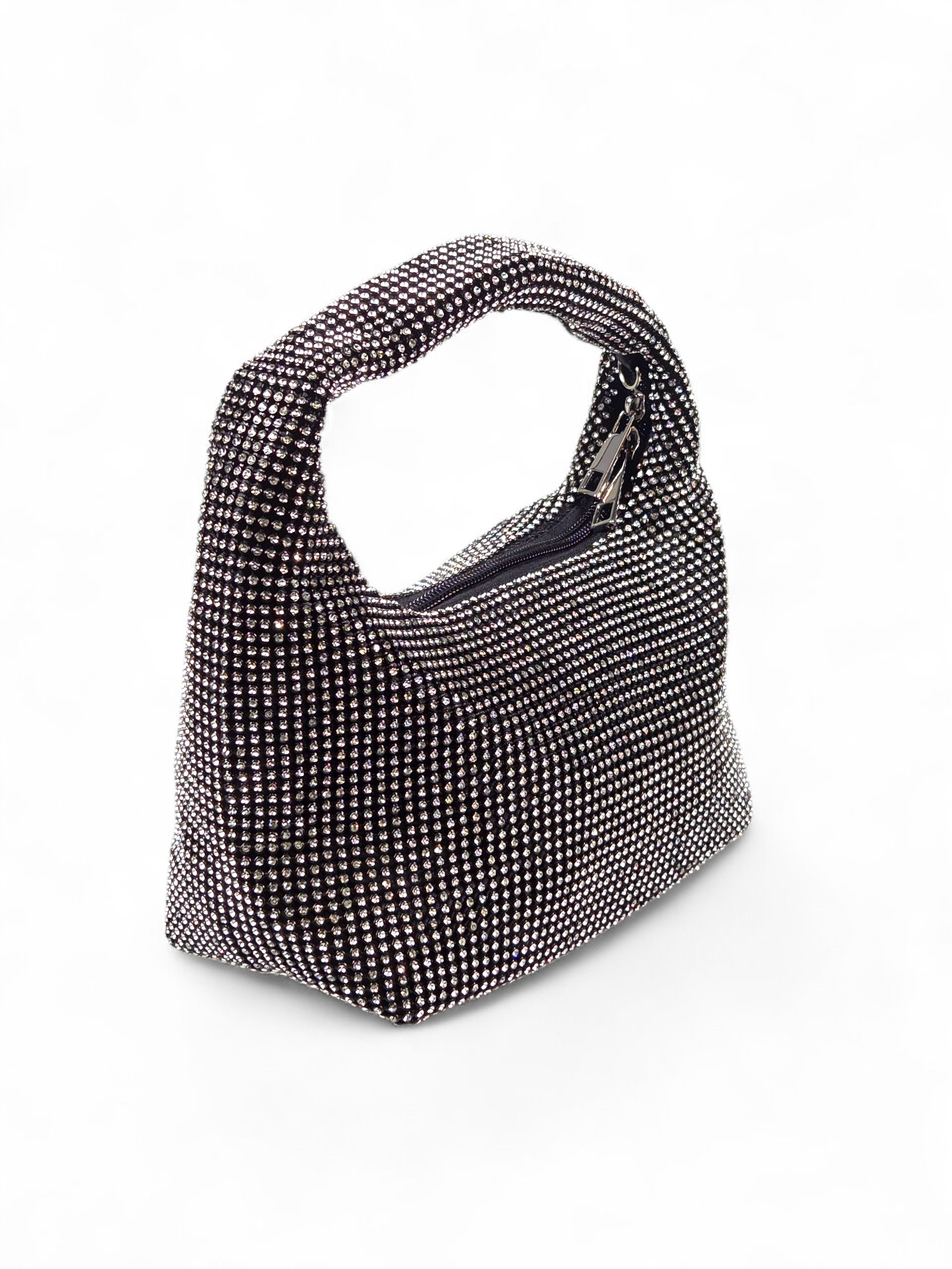 Bolsa Luxo Cristal Preto 1042