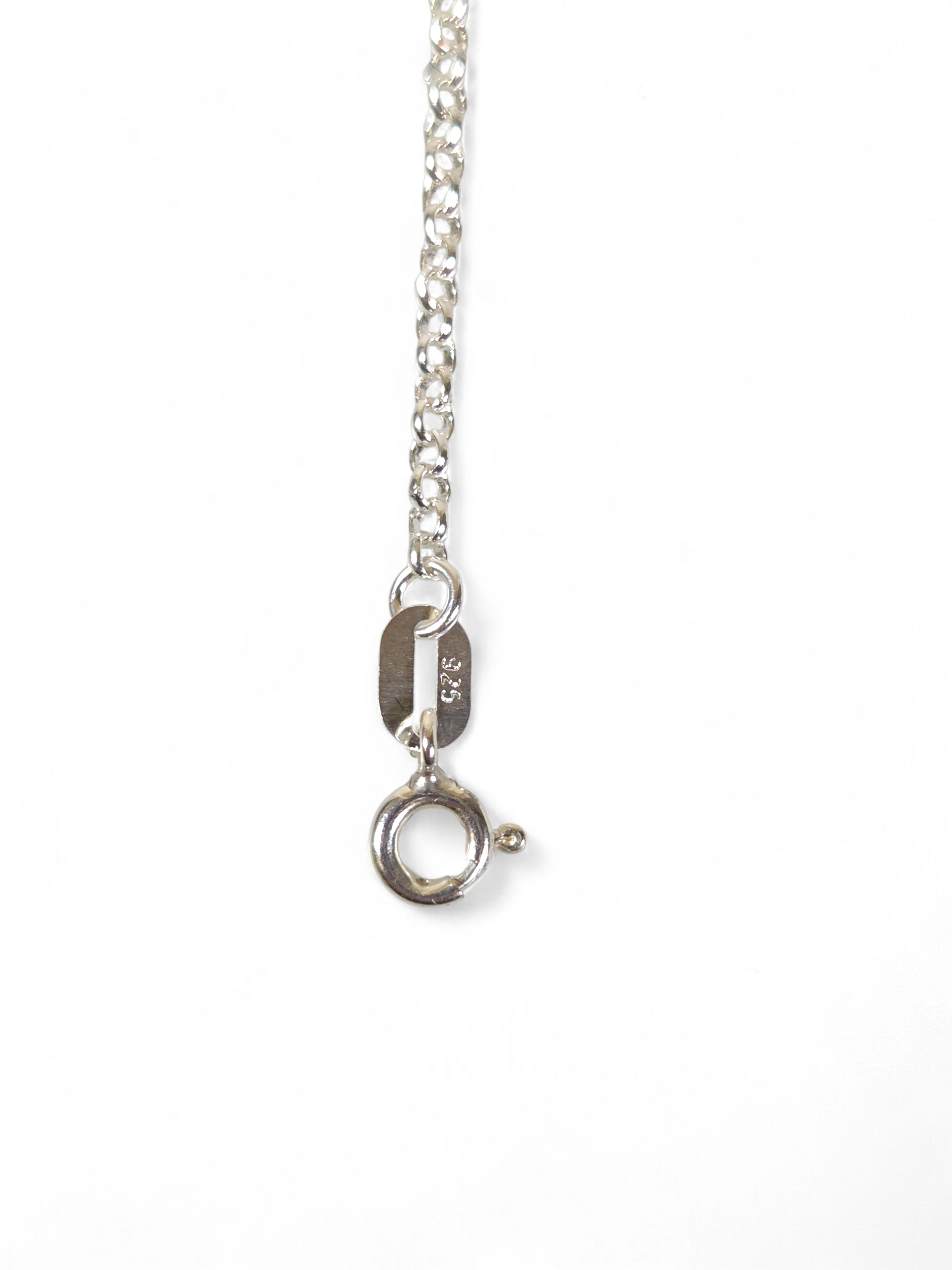 Pulseira Prata 925 com Zircônias Azul Pendurado 1004