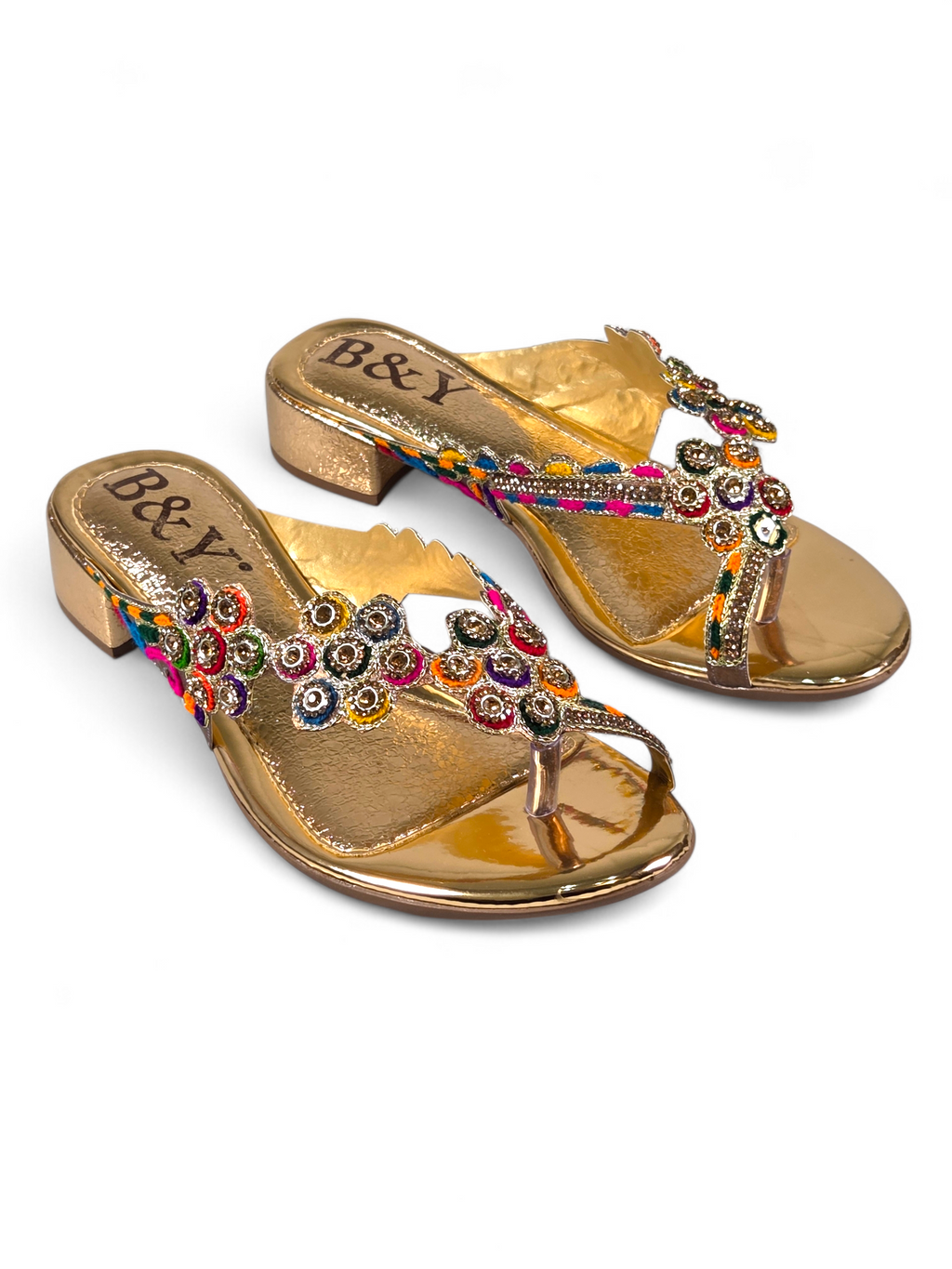 Chinelo 9817 Bronze Salto Bloco