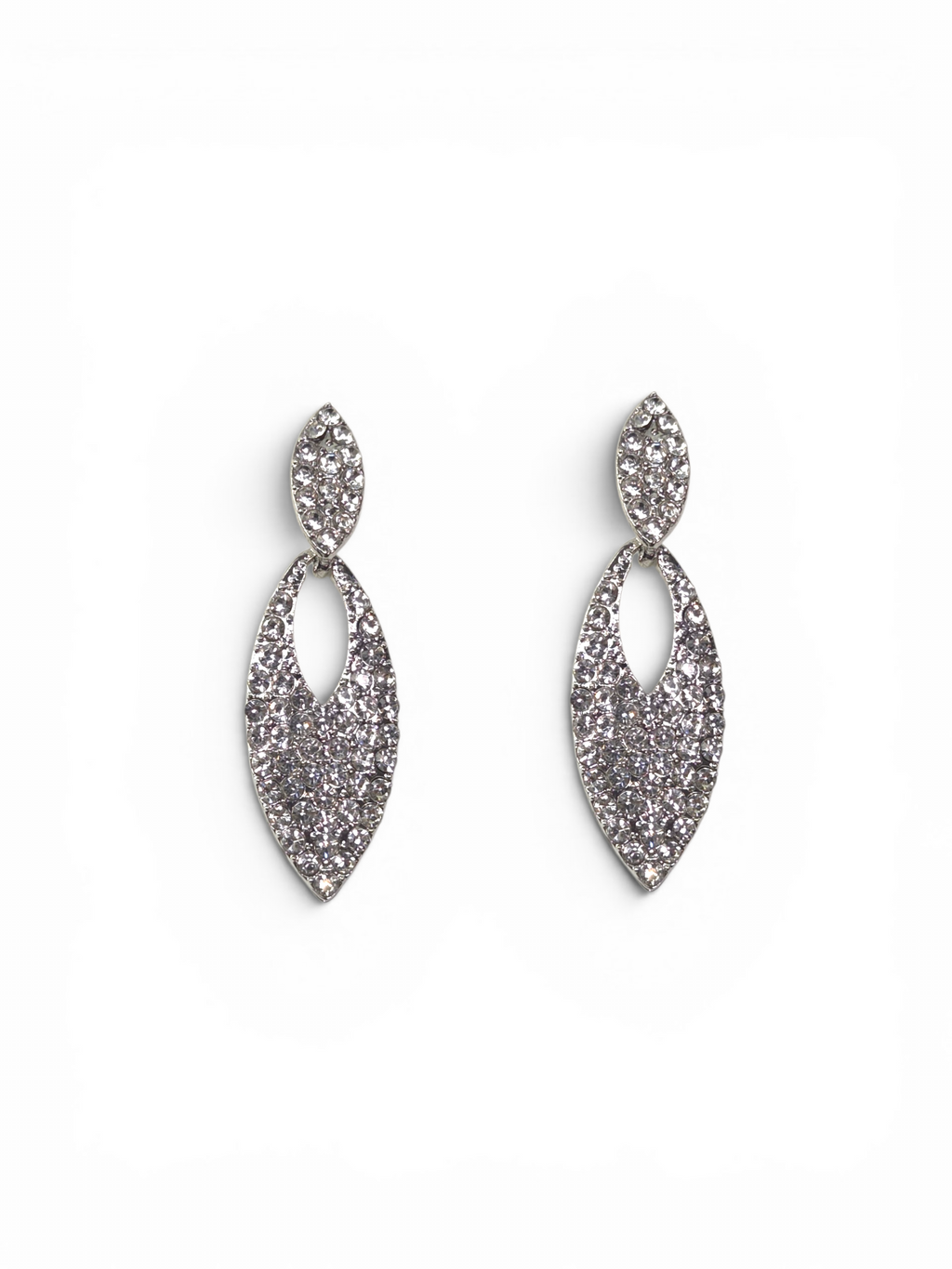 Brinco Cristal Zirconia Prata #2041