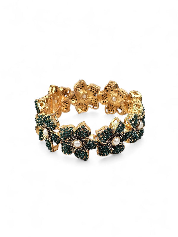 Bracelete Dourado Semi Joia 017