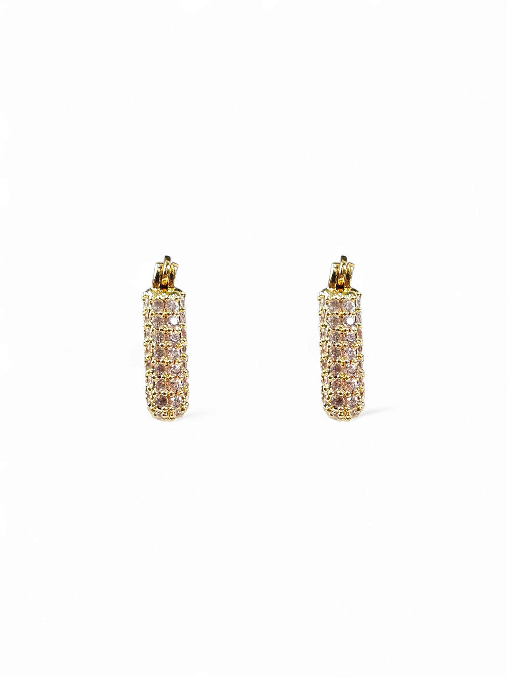 Brinco Zirconia Argola Dourado 031