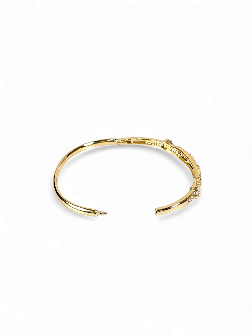 Pulseira Cristal Zirconia Dourada 010
