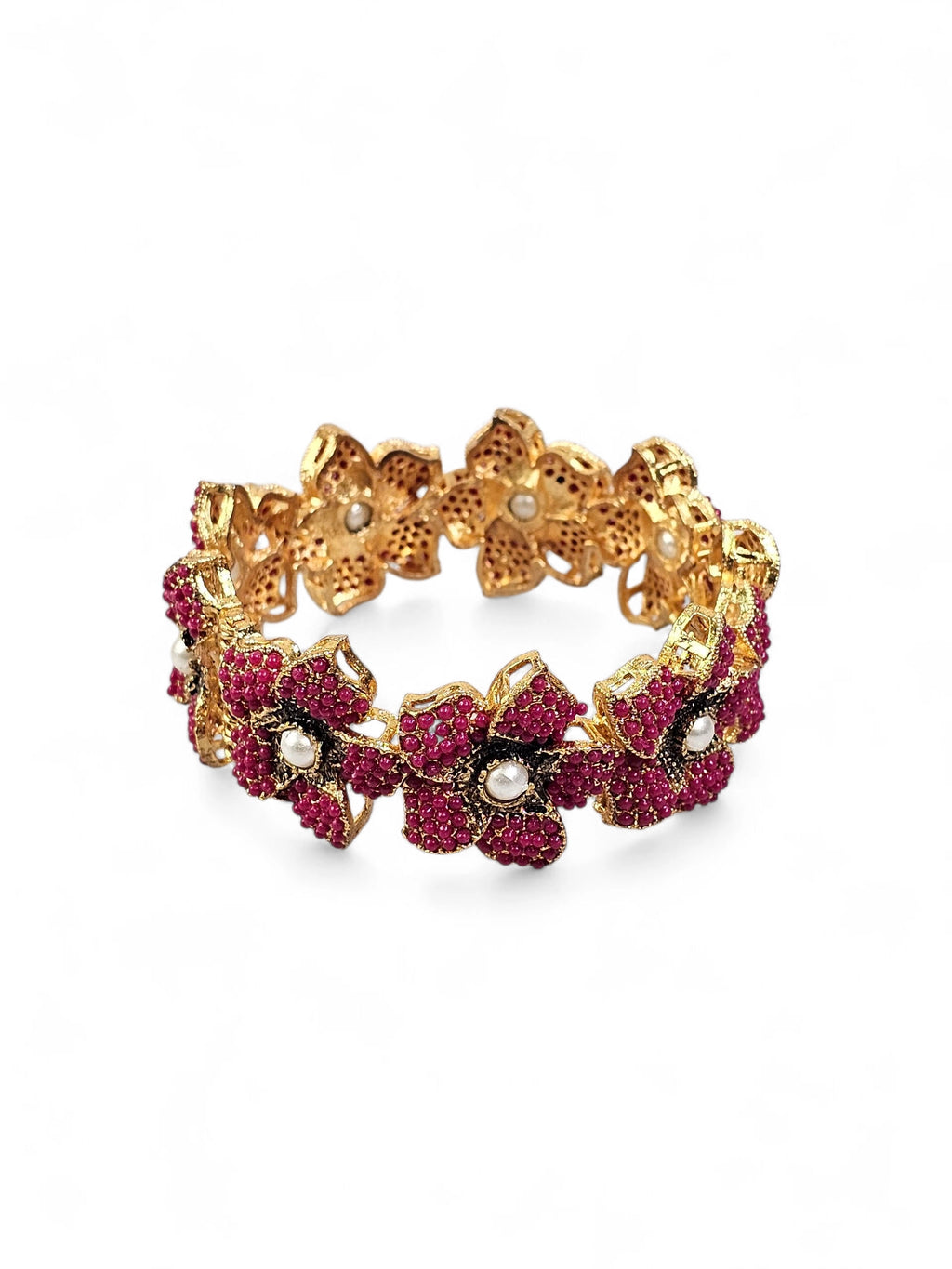 Bracelete Dourado Semi Joia 018
