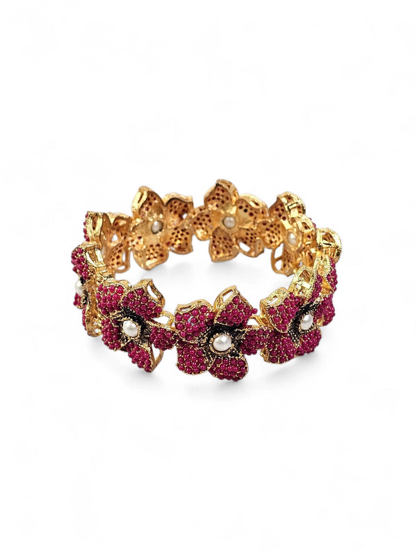Bracelete Dourado Semi Joia 018