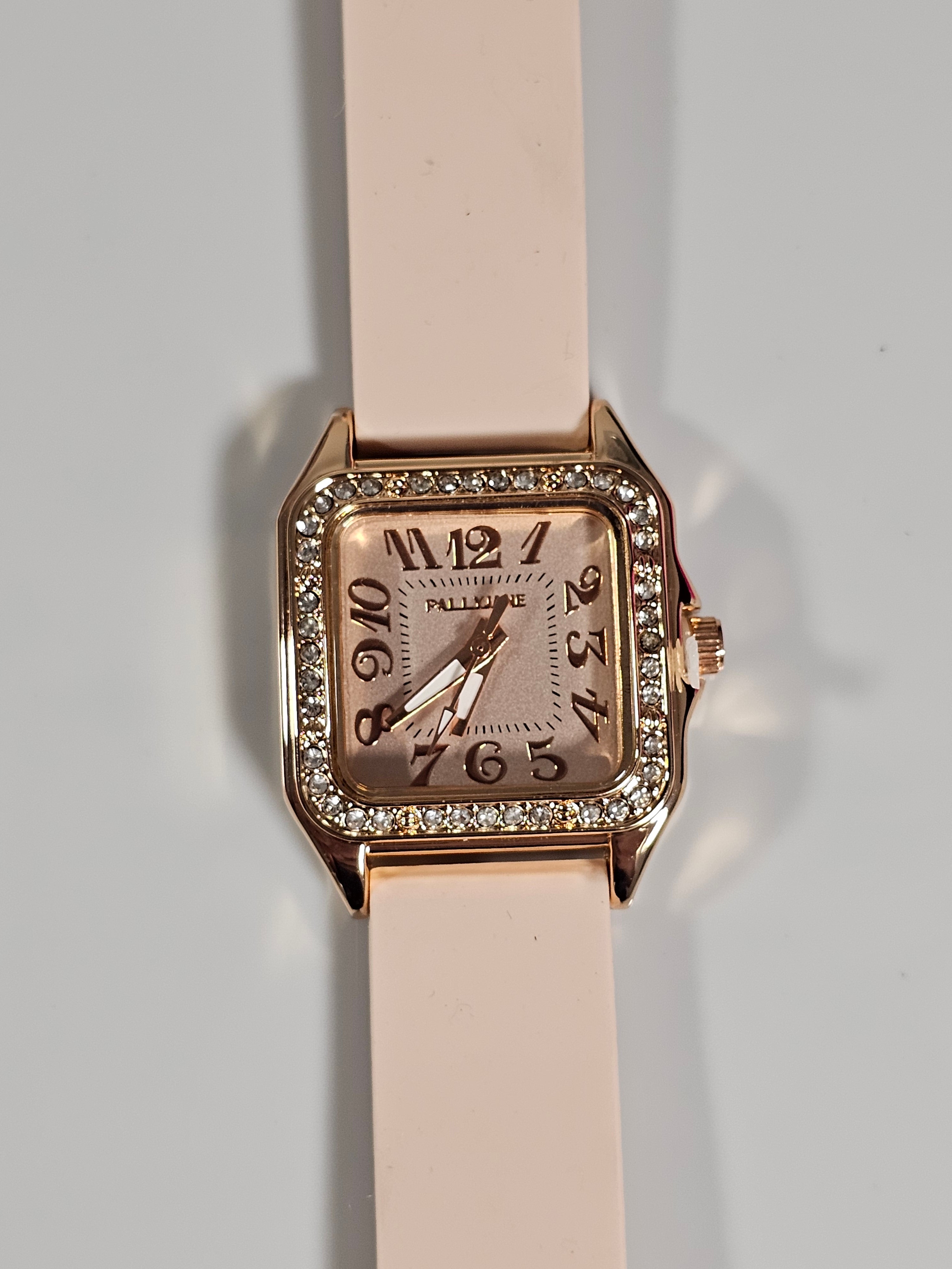 Relógio Prova d’Água com Pulseira Folheada 017