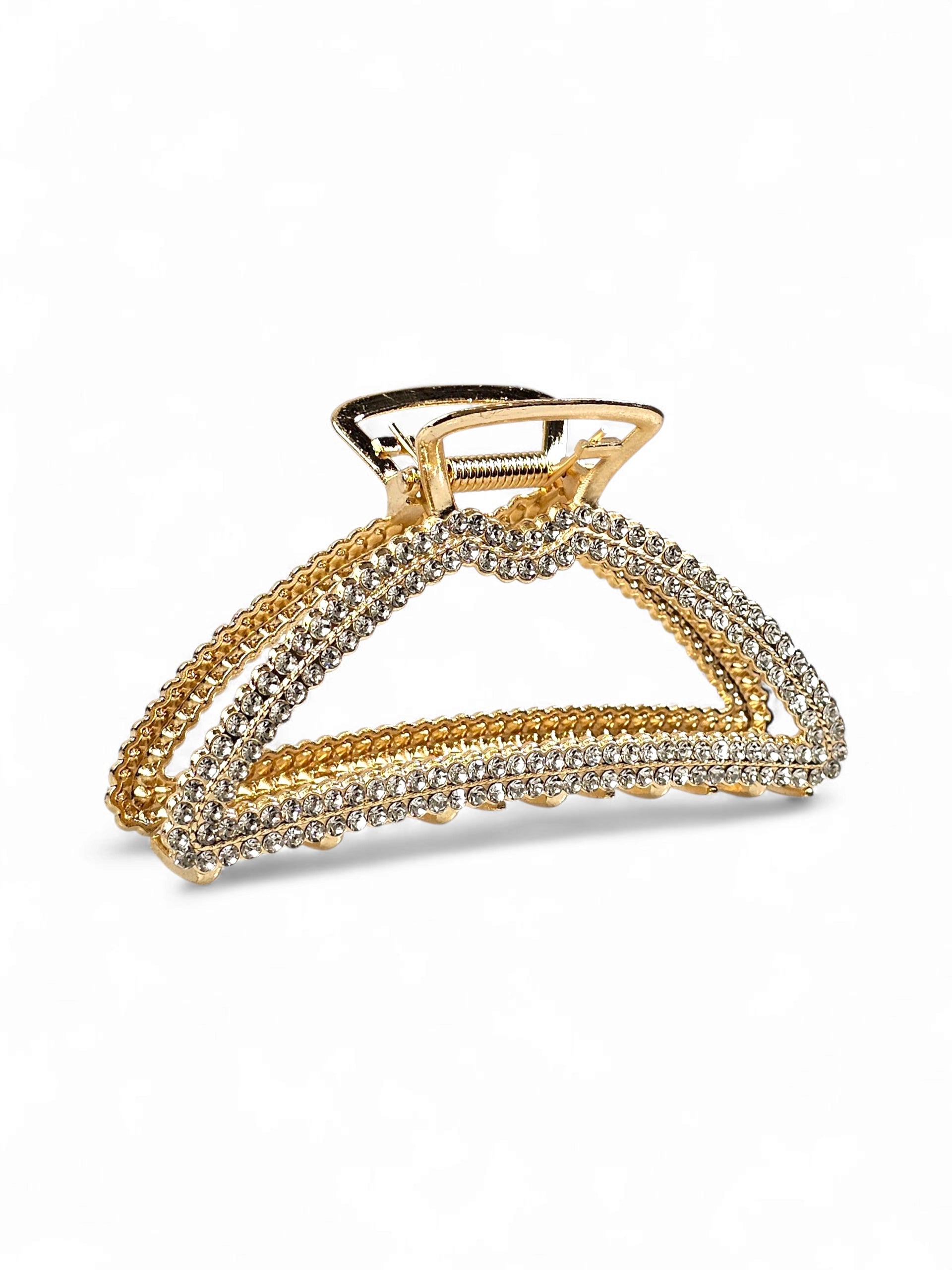 Prendedor de Cabelo Cristal Grande 004