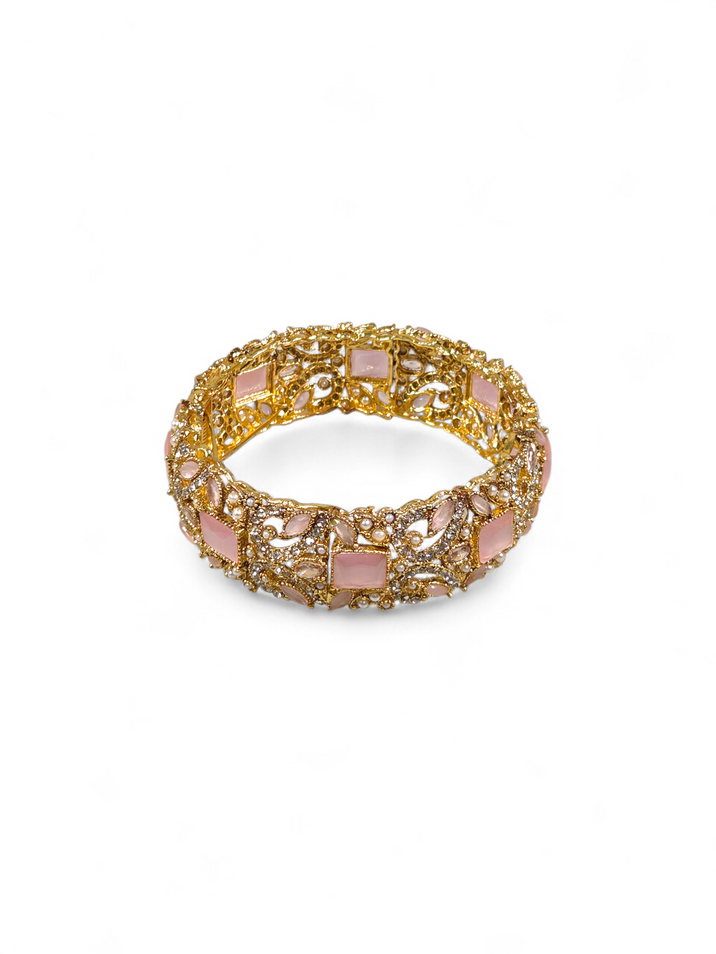 Bracelete Folheado Semi Joia Dourado #1013