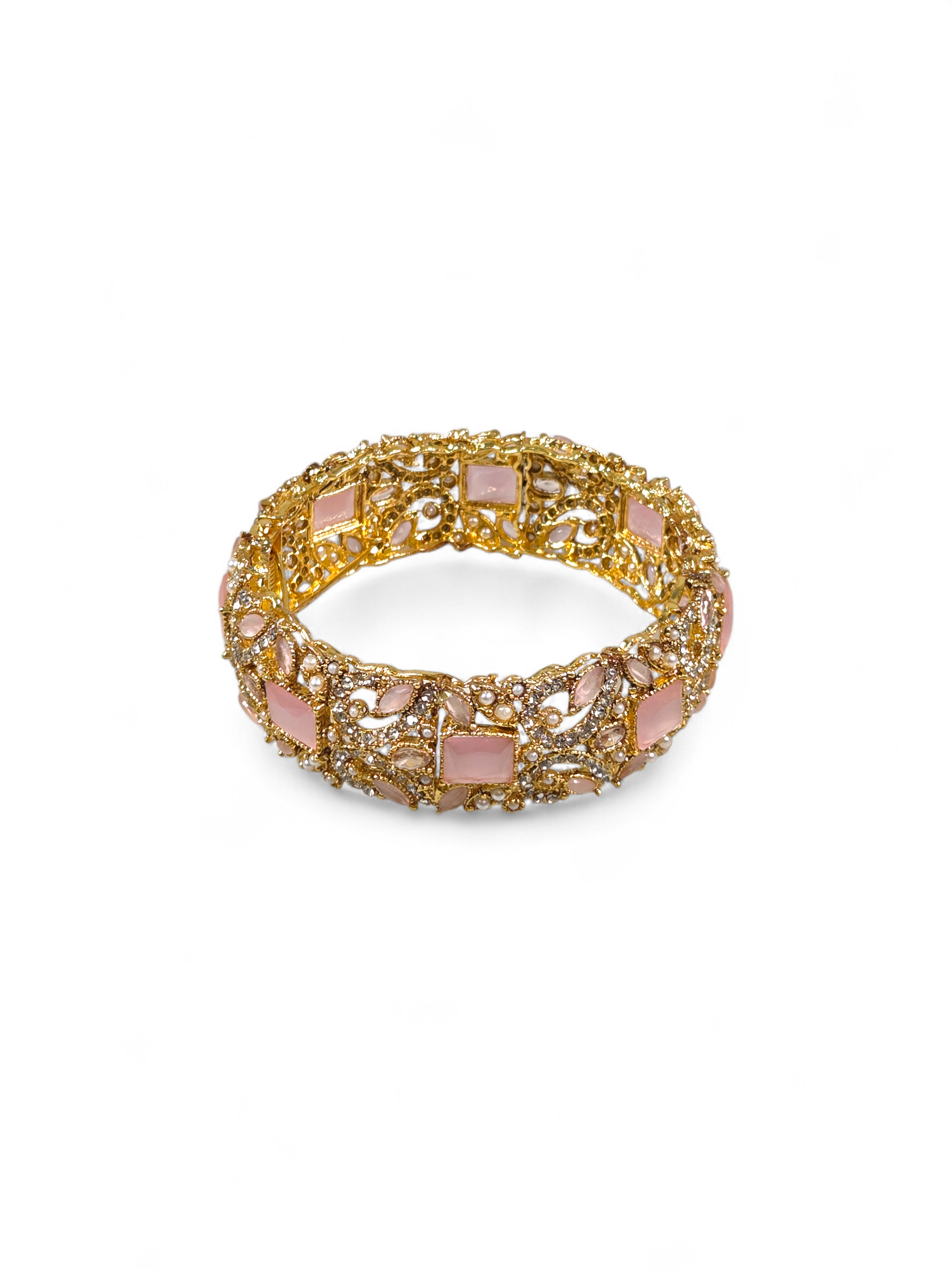 Bracelete Folheado Semi Joia Dourado #1013