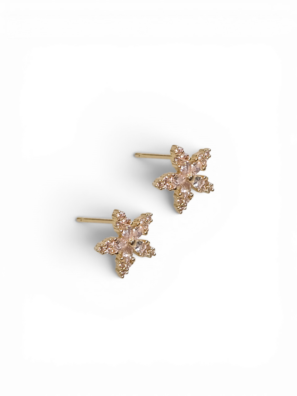 Brinco Cristal Zirconia Dourado 2013