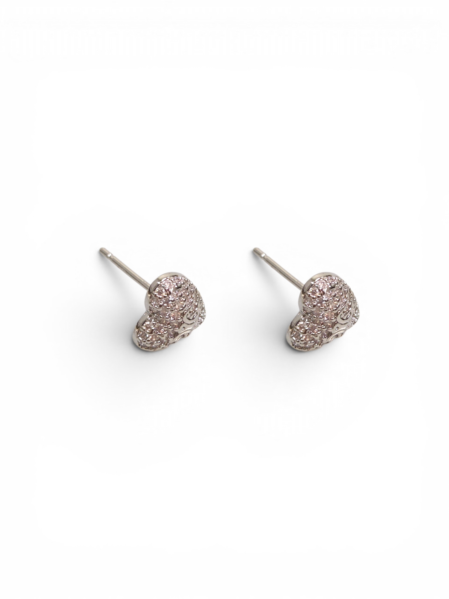 Brinco Cristal Zirconia Prata #2034