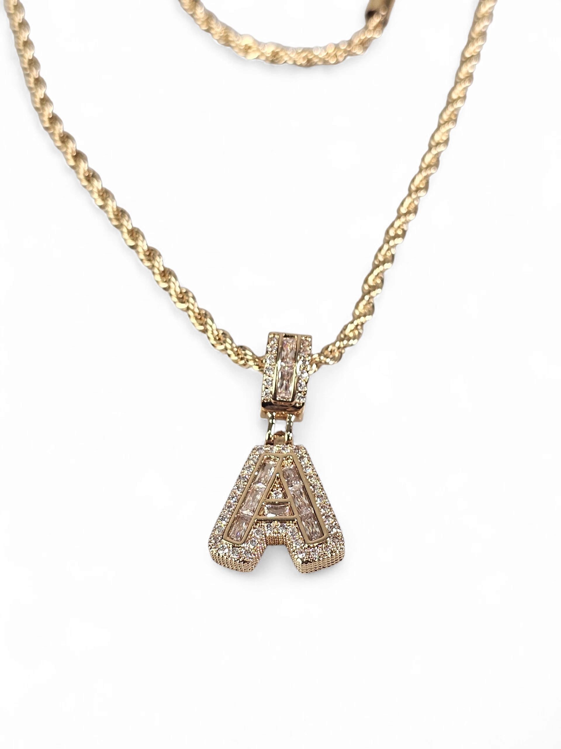 Colar Inicial (A) Zirconia