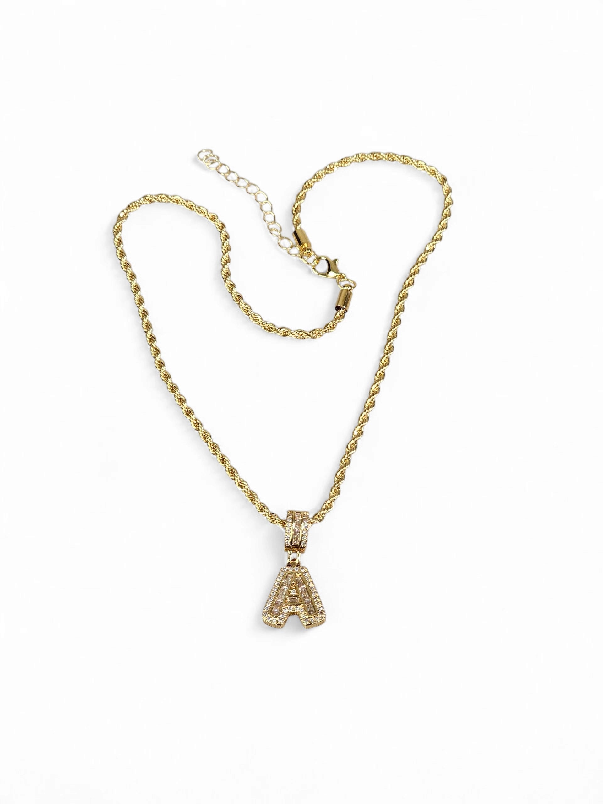 Colar Inicial (A) Zirconia