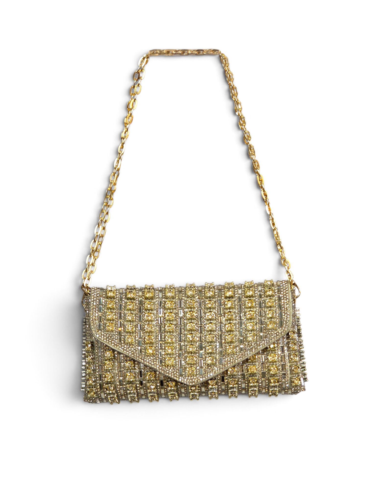 Carteira Royal Clutch Cristal Dourado 1102