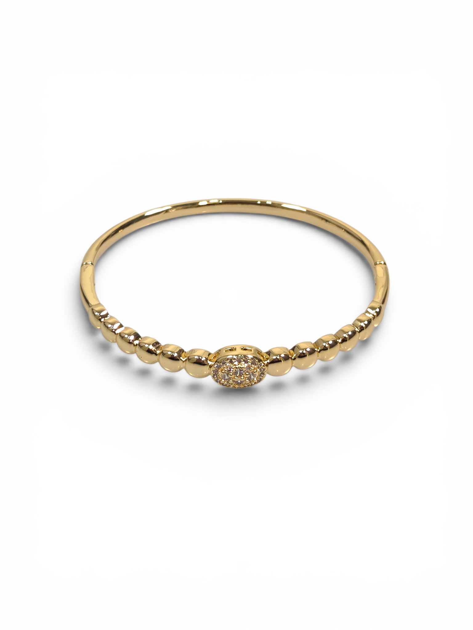 Pulseira Cristal Zirconia Dourado 2013