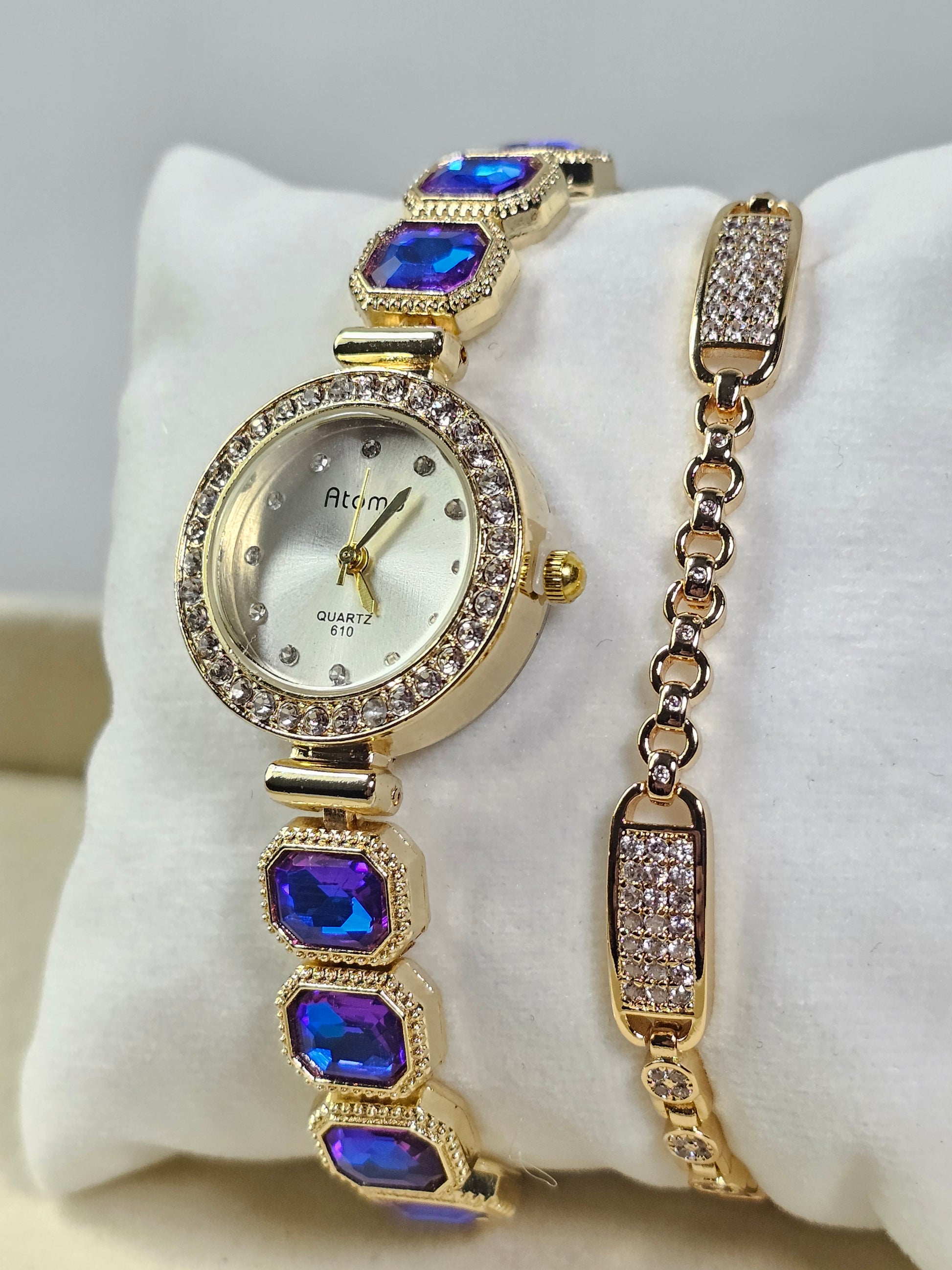 Relógio Prova d’Água com Pulseira Folheada Ouro 056