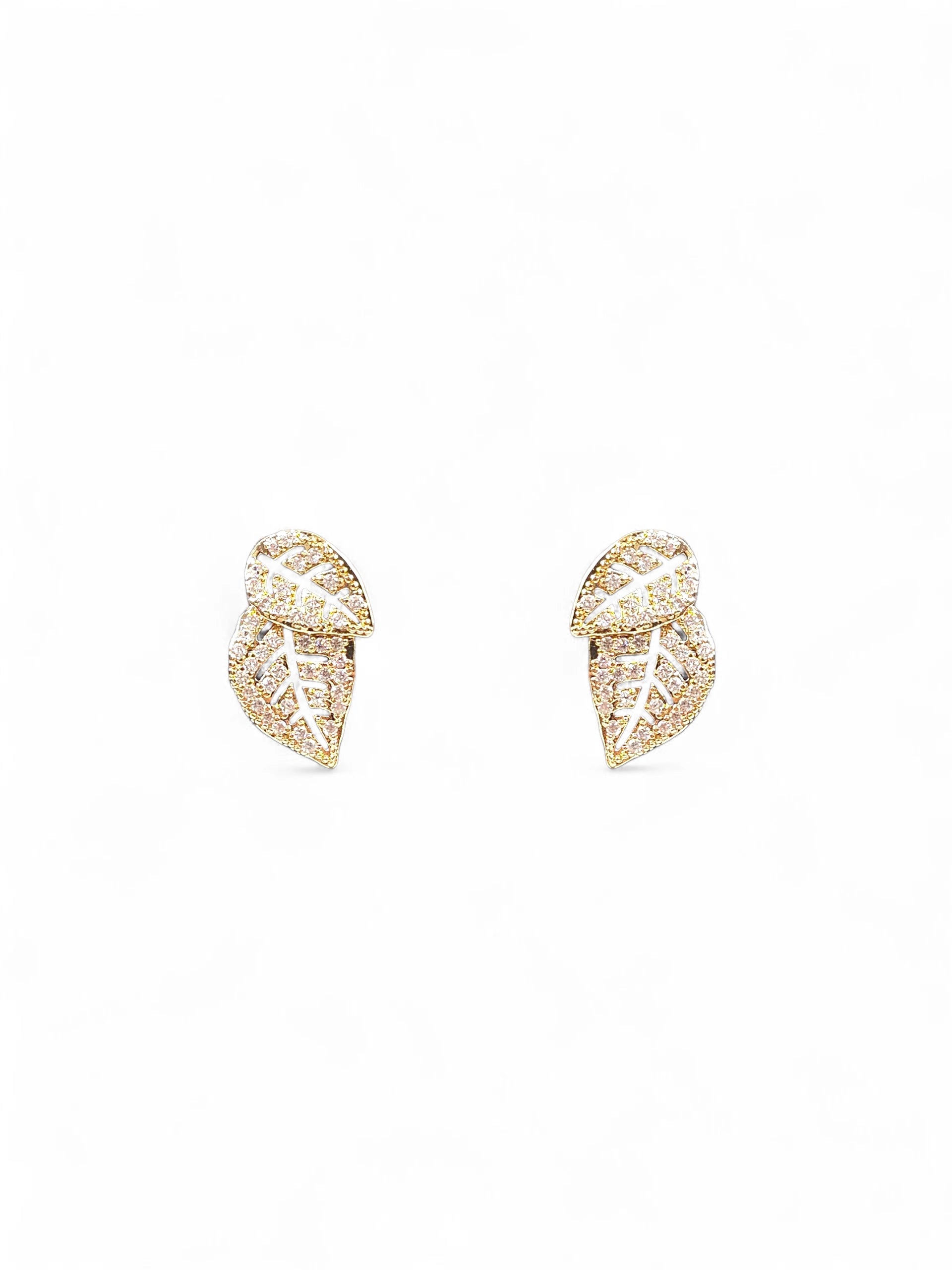 Brinco Cristal Zirconia Dourado 063