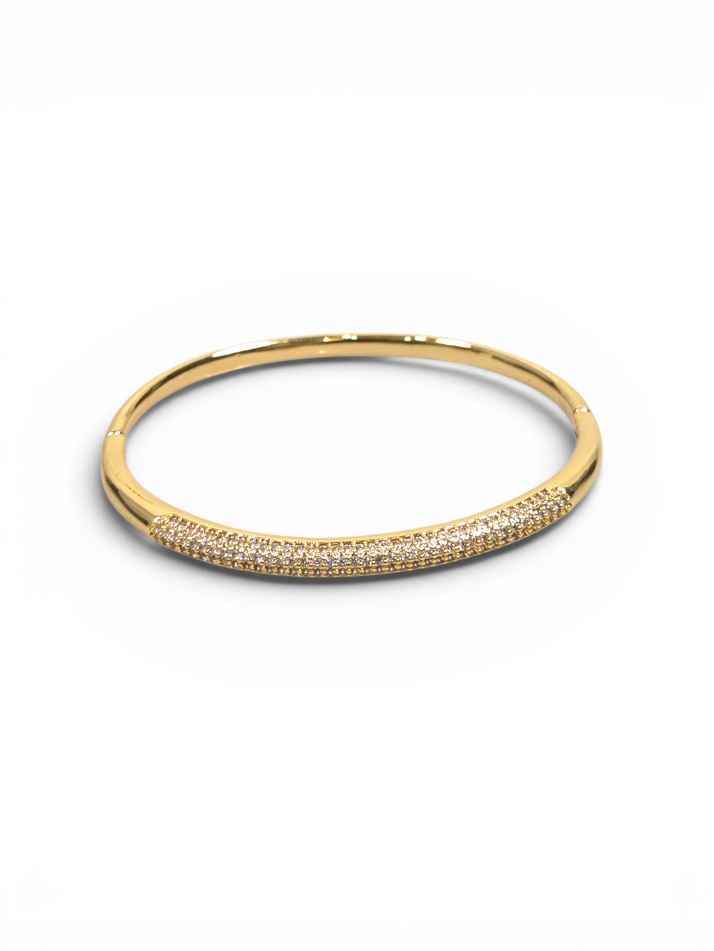 Pulseira Cristal Zirconia Dourada 2008