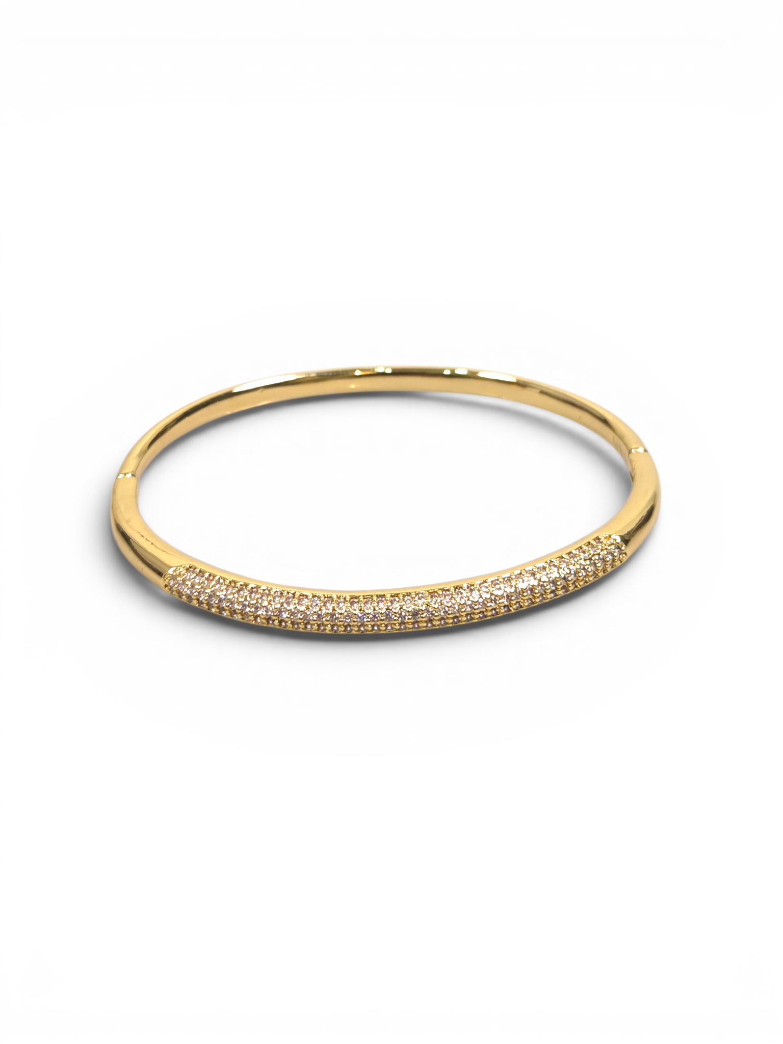 Pulseira Cristal Zirconia Dourada 2008
