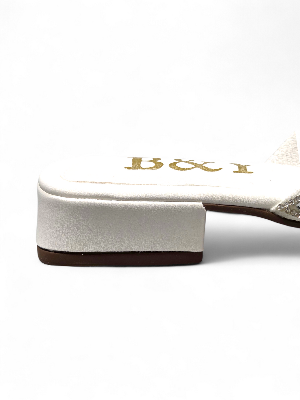 Chinelo 1222 Branco Salto Baixo 2 cm