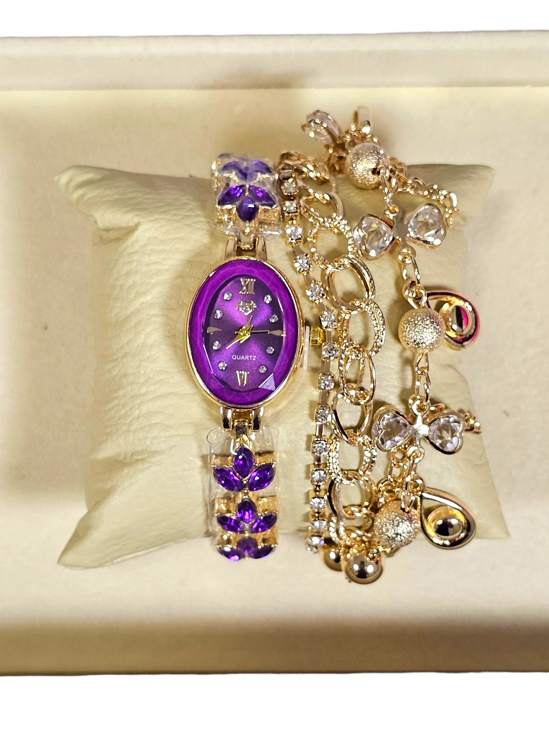 Relógio Prova d’Água com Pulseira Folheada 003