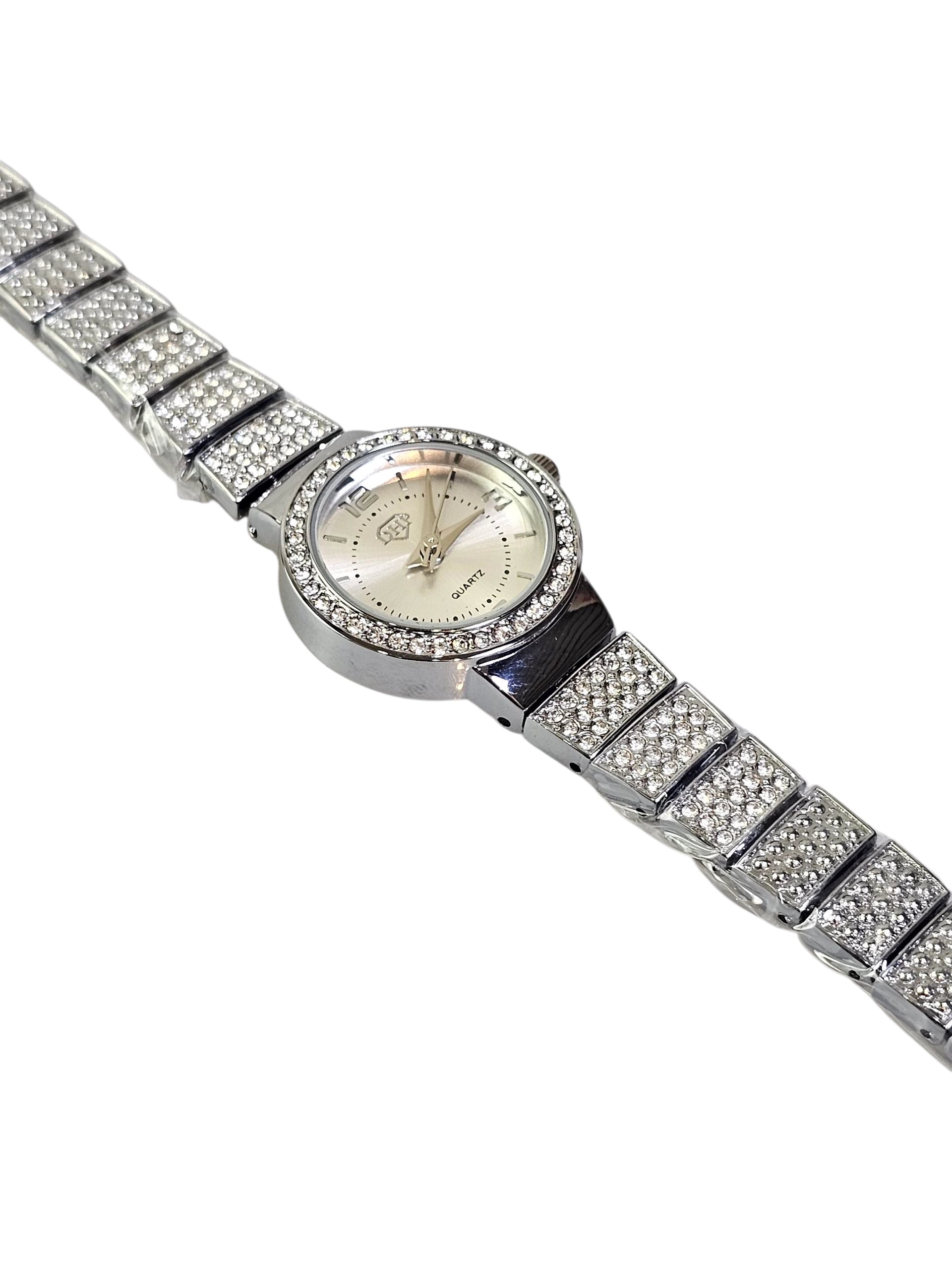 Relógio Prova d’Água com Pulseira Folheada 029