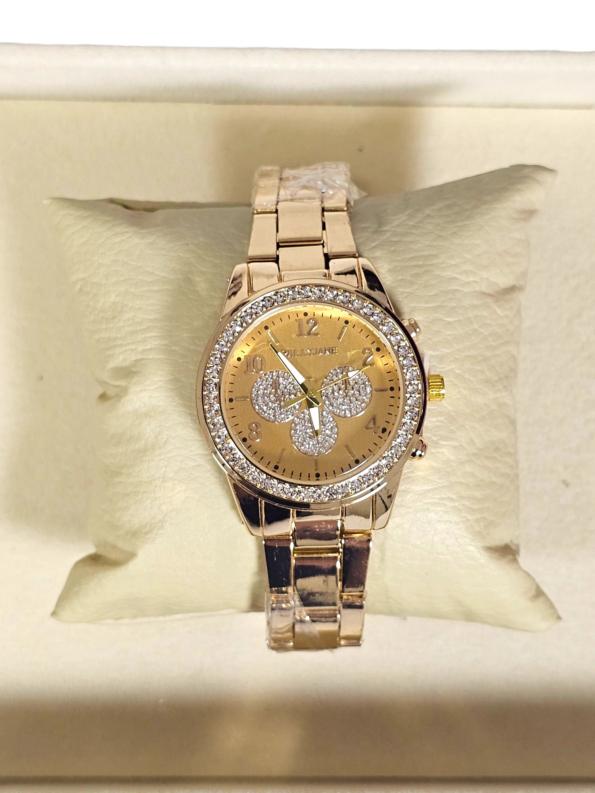 Relógio Prova d’Água com Pulseira Folheada 004