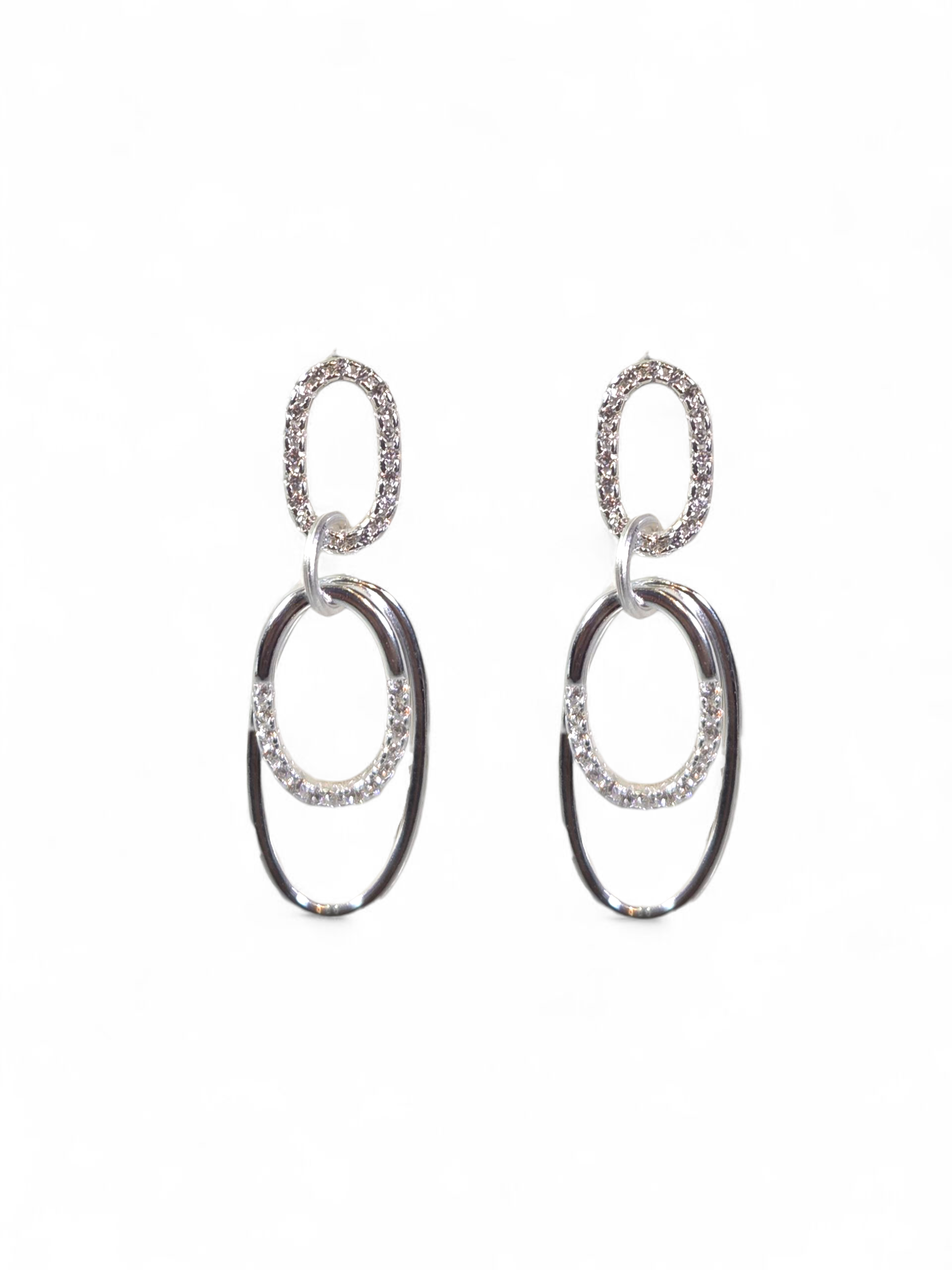 Brinco Prata 925 com Zirconias 1013