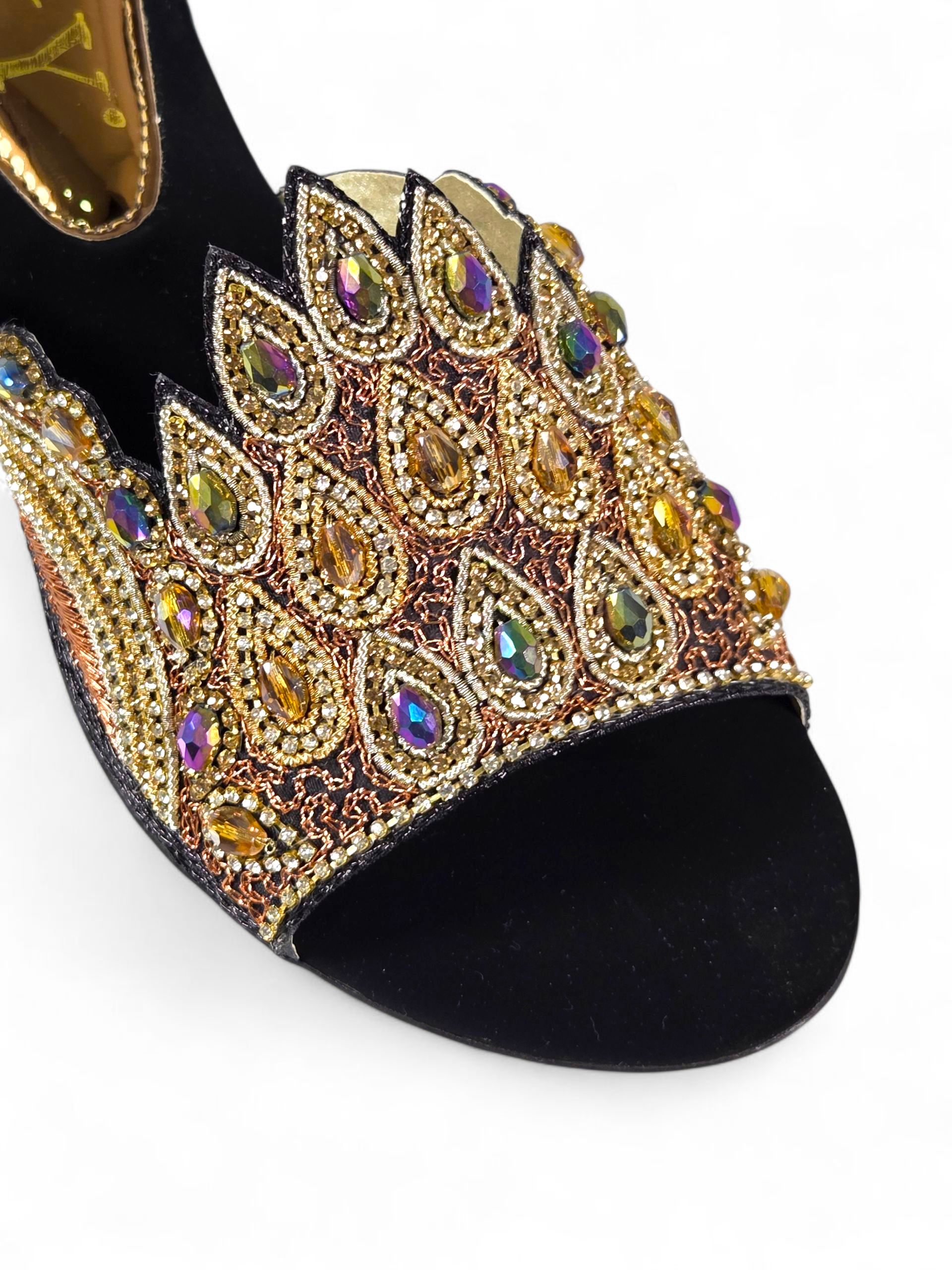 Tamanco 9371 Preto Salto Bloco