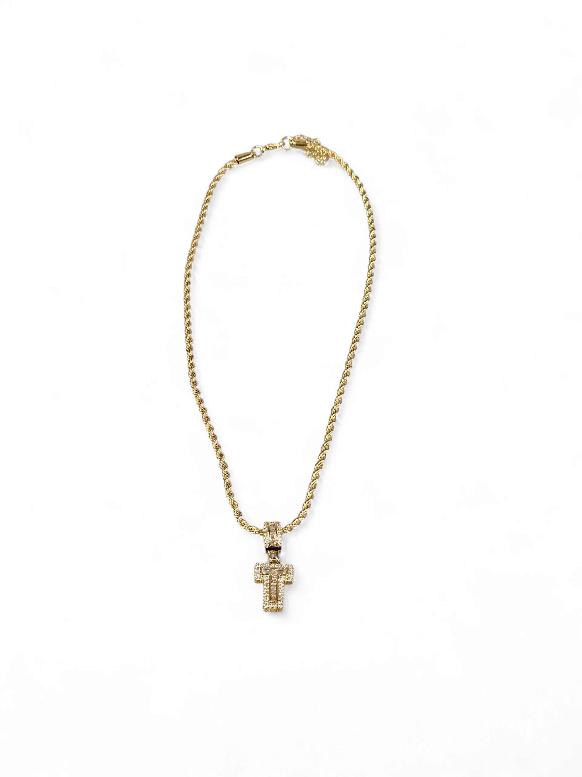 Colar Inicial (T) Zirconia