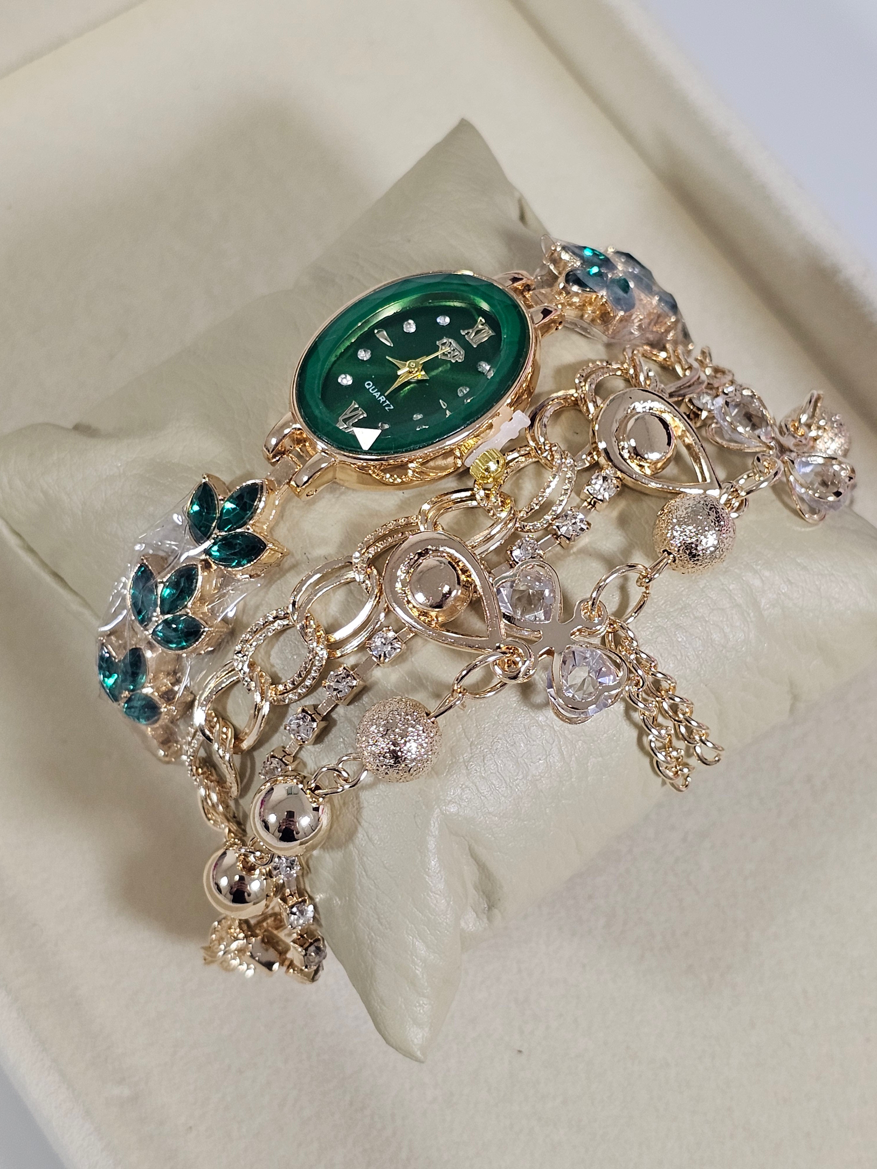 Relógio Prova d’Água com Pulseira Folheada 023