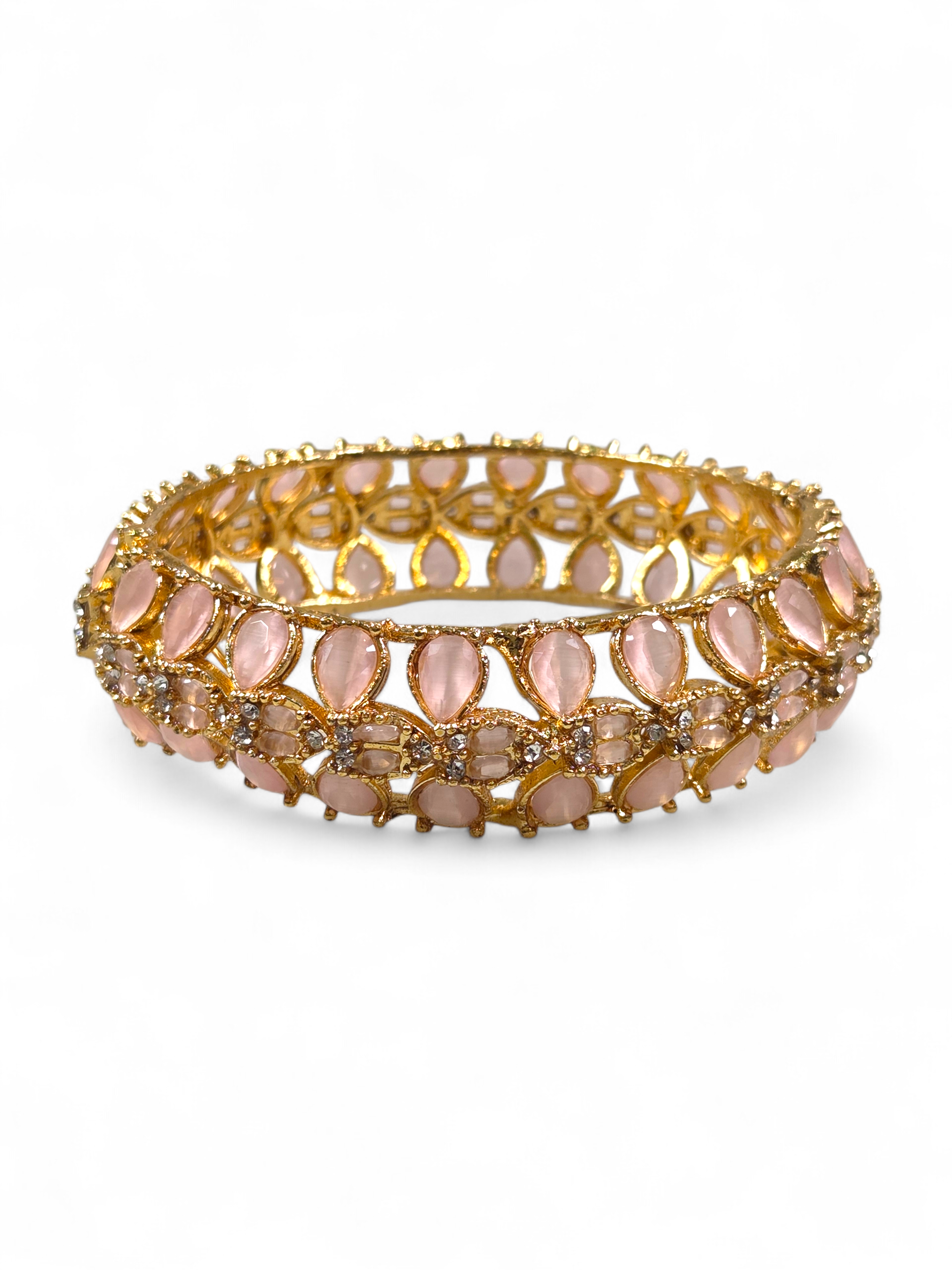 Bracelete Folheado Semi Joia Dourado #1011