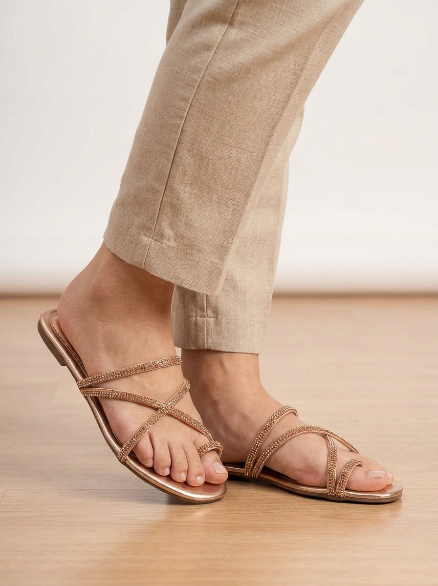 Chinelo 6101 Bronze Sem Salto