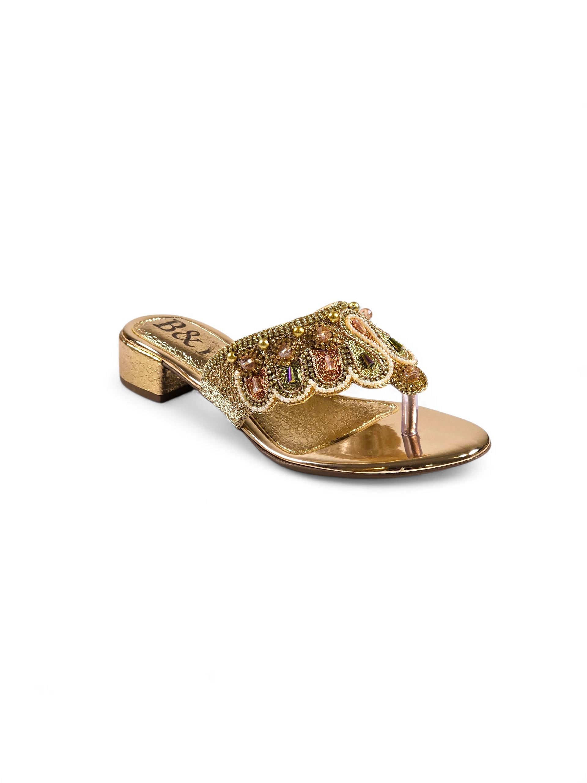 Chinelo 9622 Bronze Salto Bloco