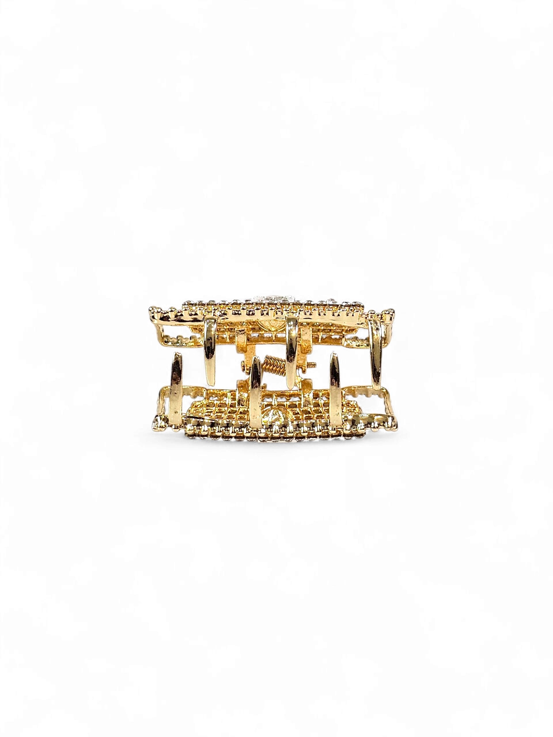 Prendedor de Cabelo Zirconia Média 016