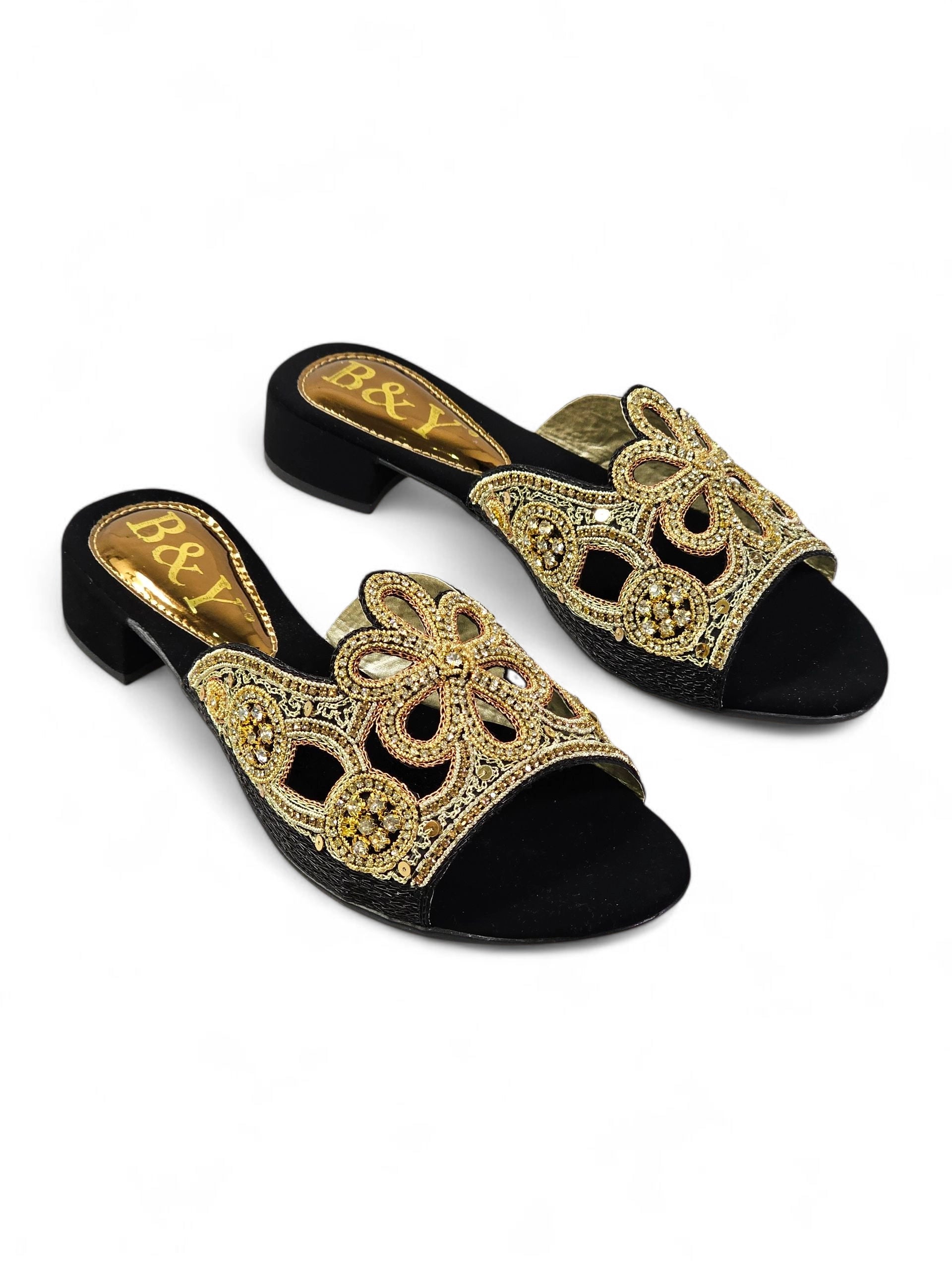 Tamanco 9412 Preto Salto Bloco