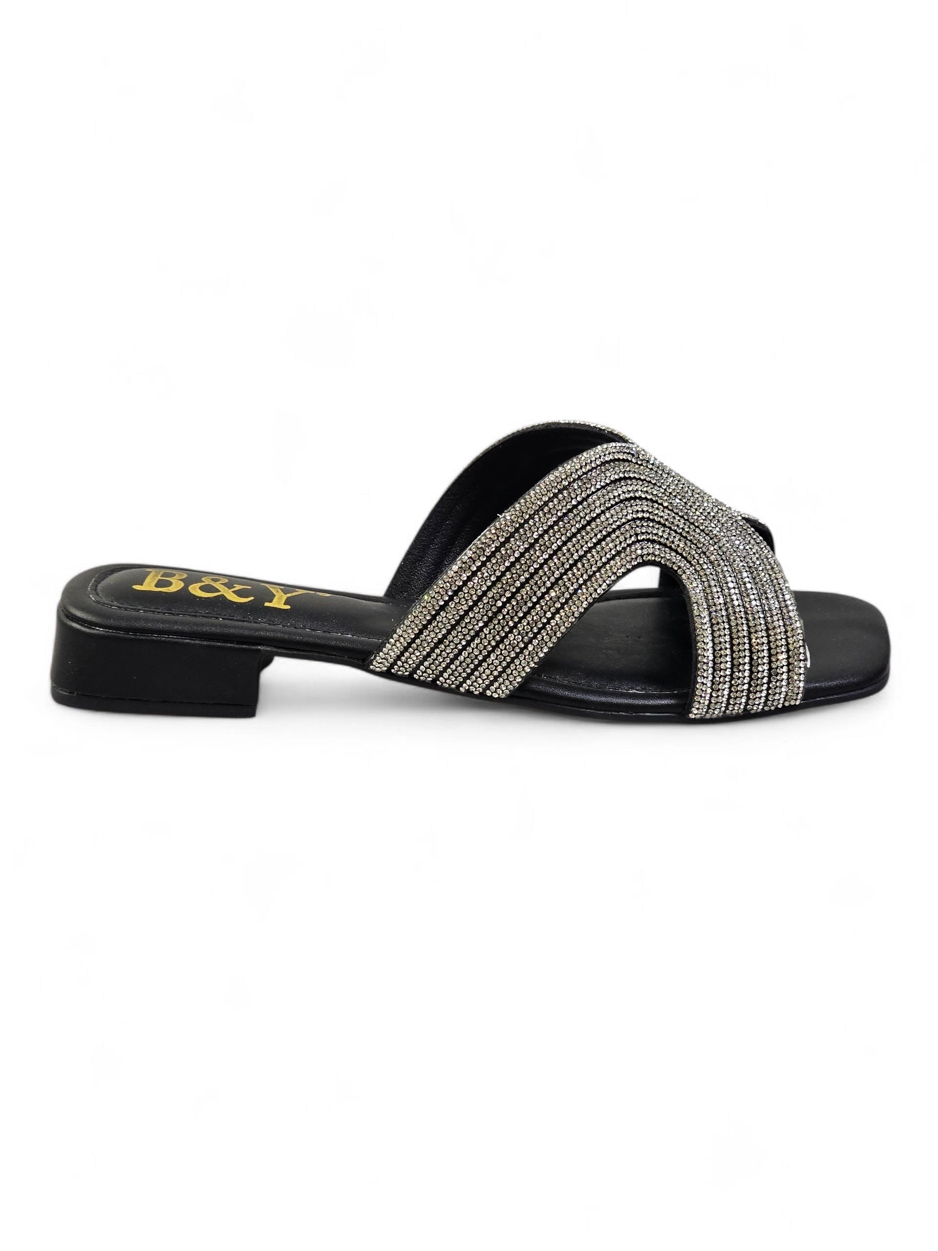 Tamanco 3005 Preto Salto Baixo