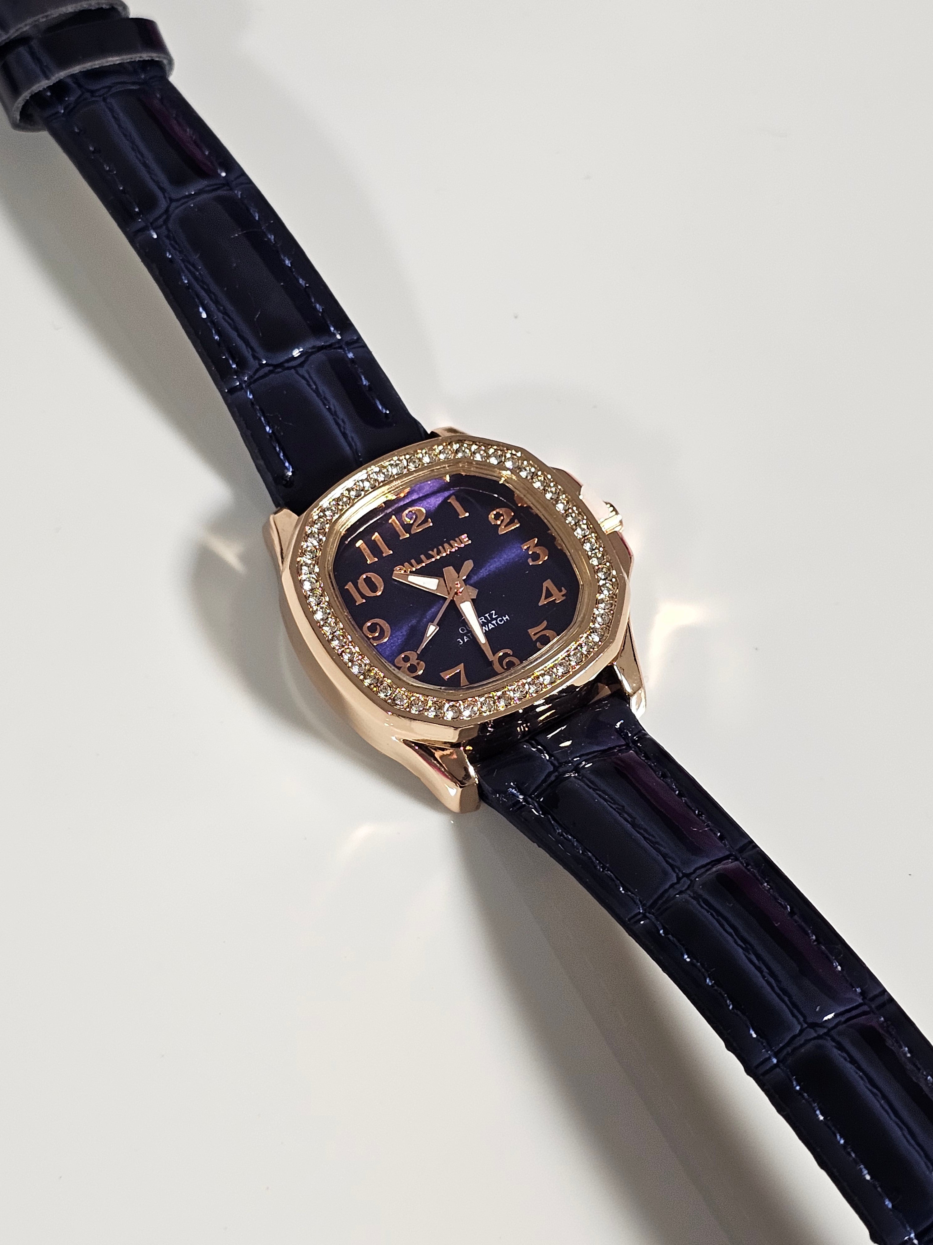 Relógio Prova d’Água com Pulseira Folheada 015