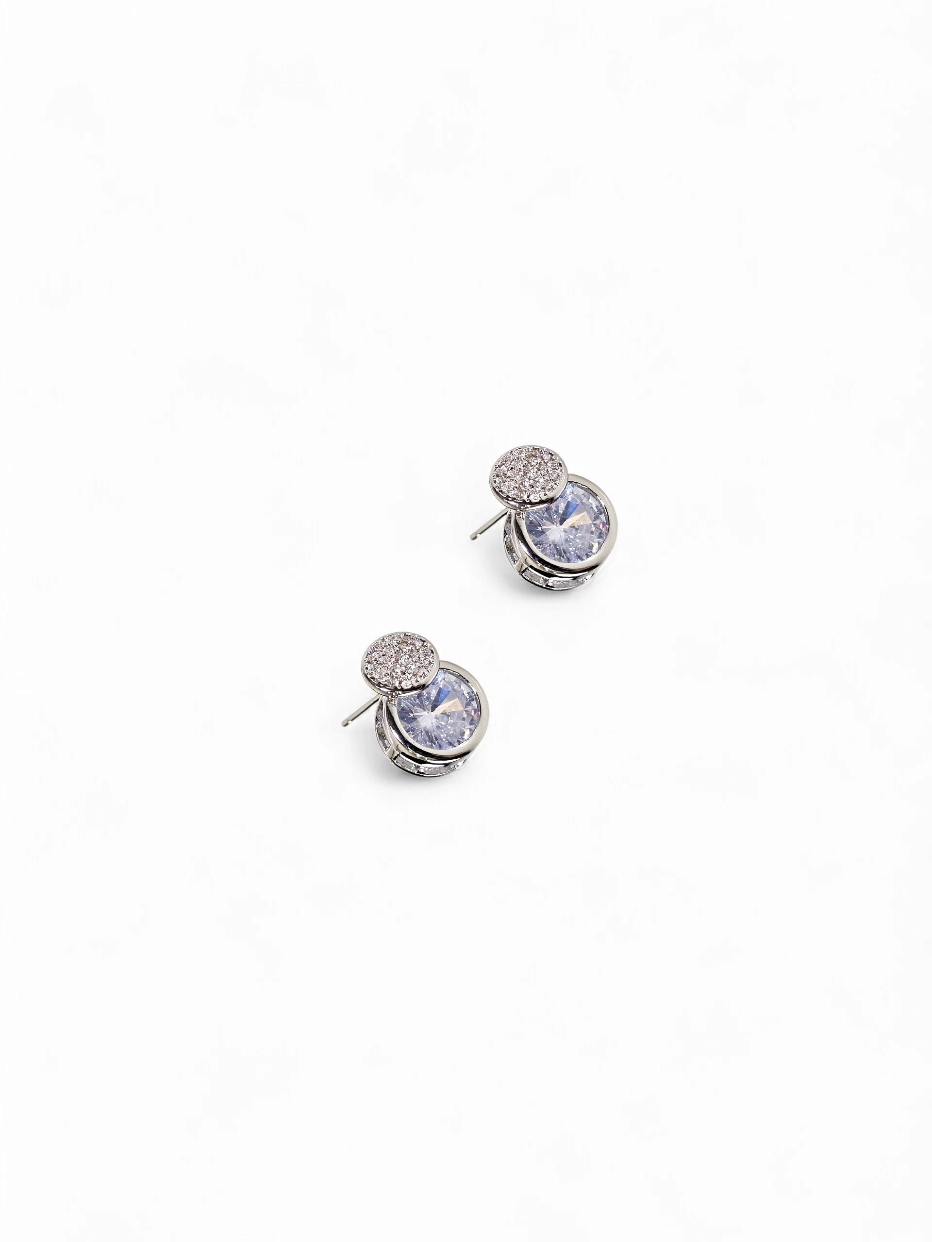 Brinco Zirconia Prata 008