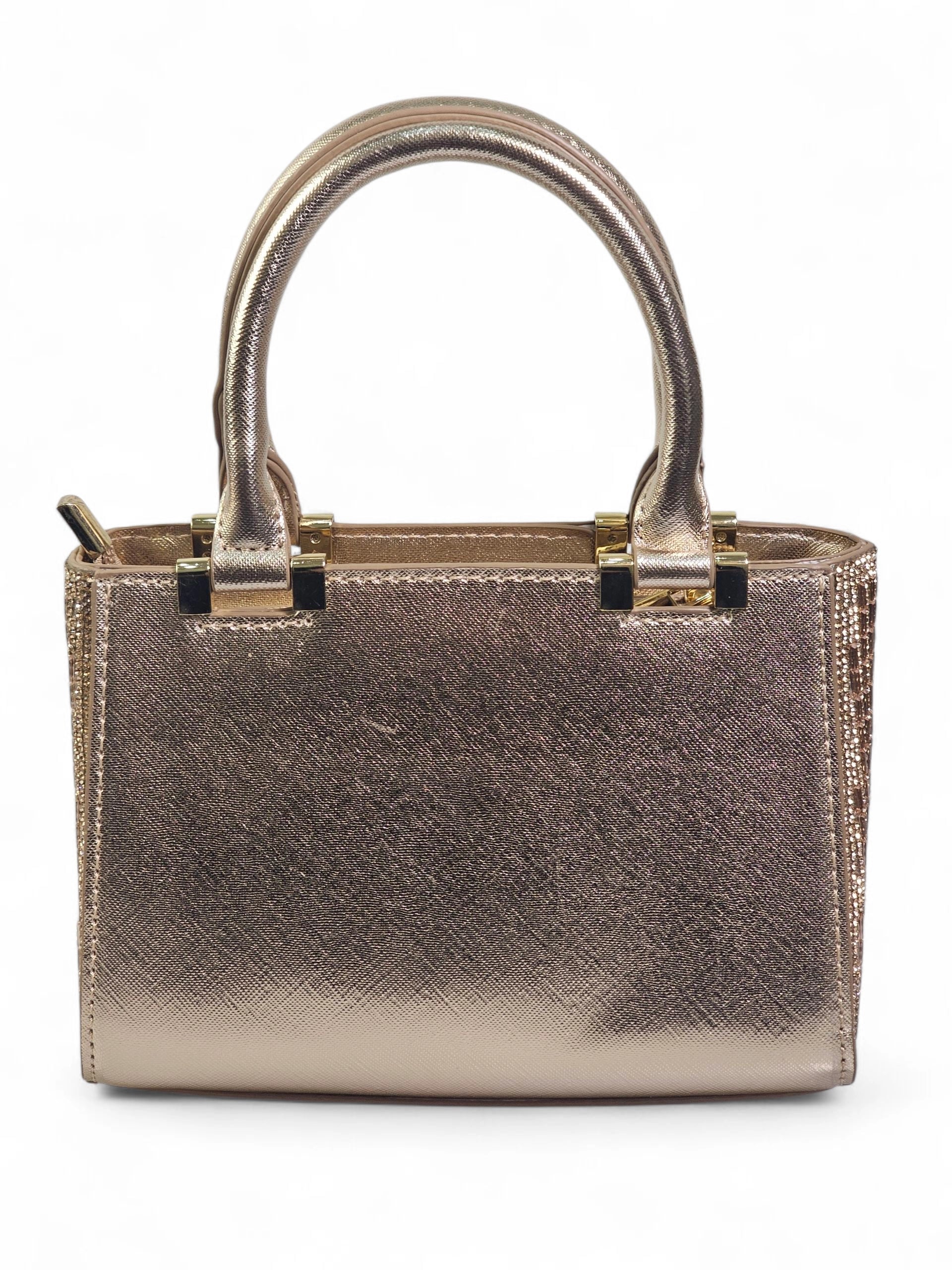 Bolsa Luxo Cristal Champagne 1034