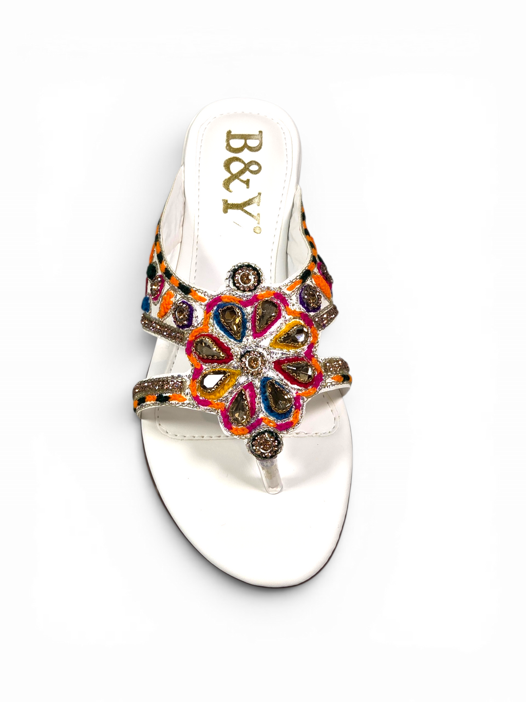 Chinelo 9818 Branco Salto Bloco
