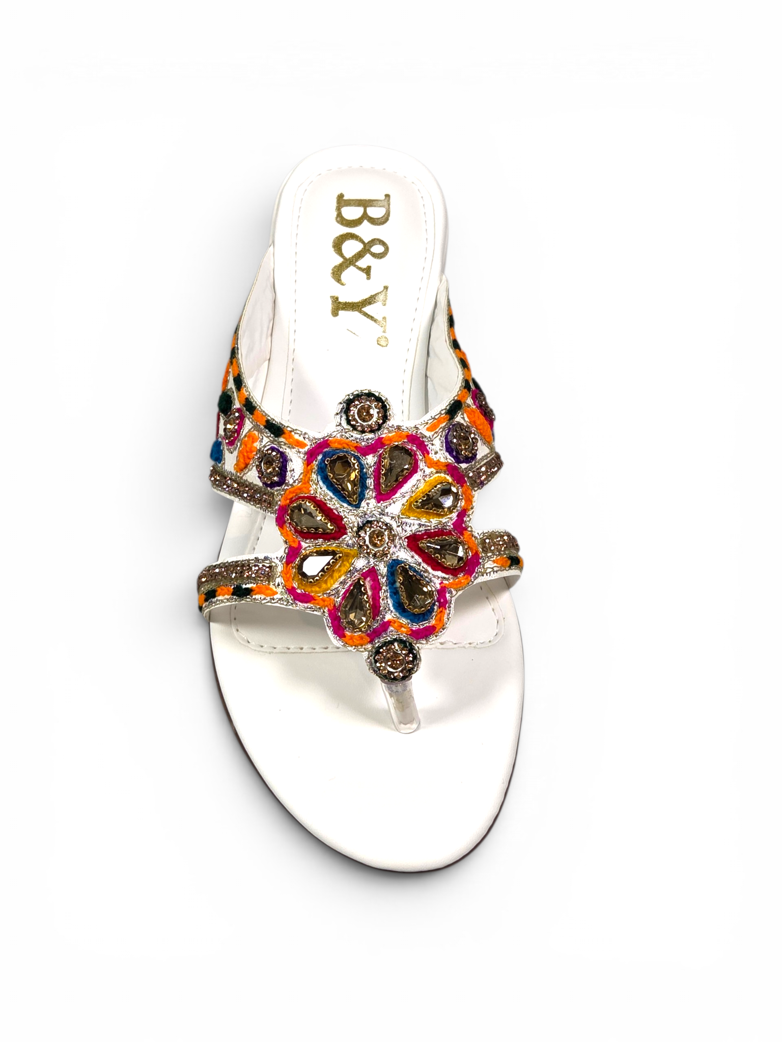 Chinelo 9818 Branco Salto Bloco