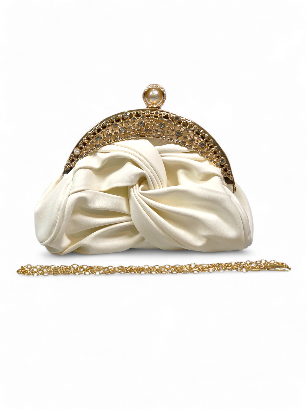Bolsa Clutch Cristal Branco 1074